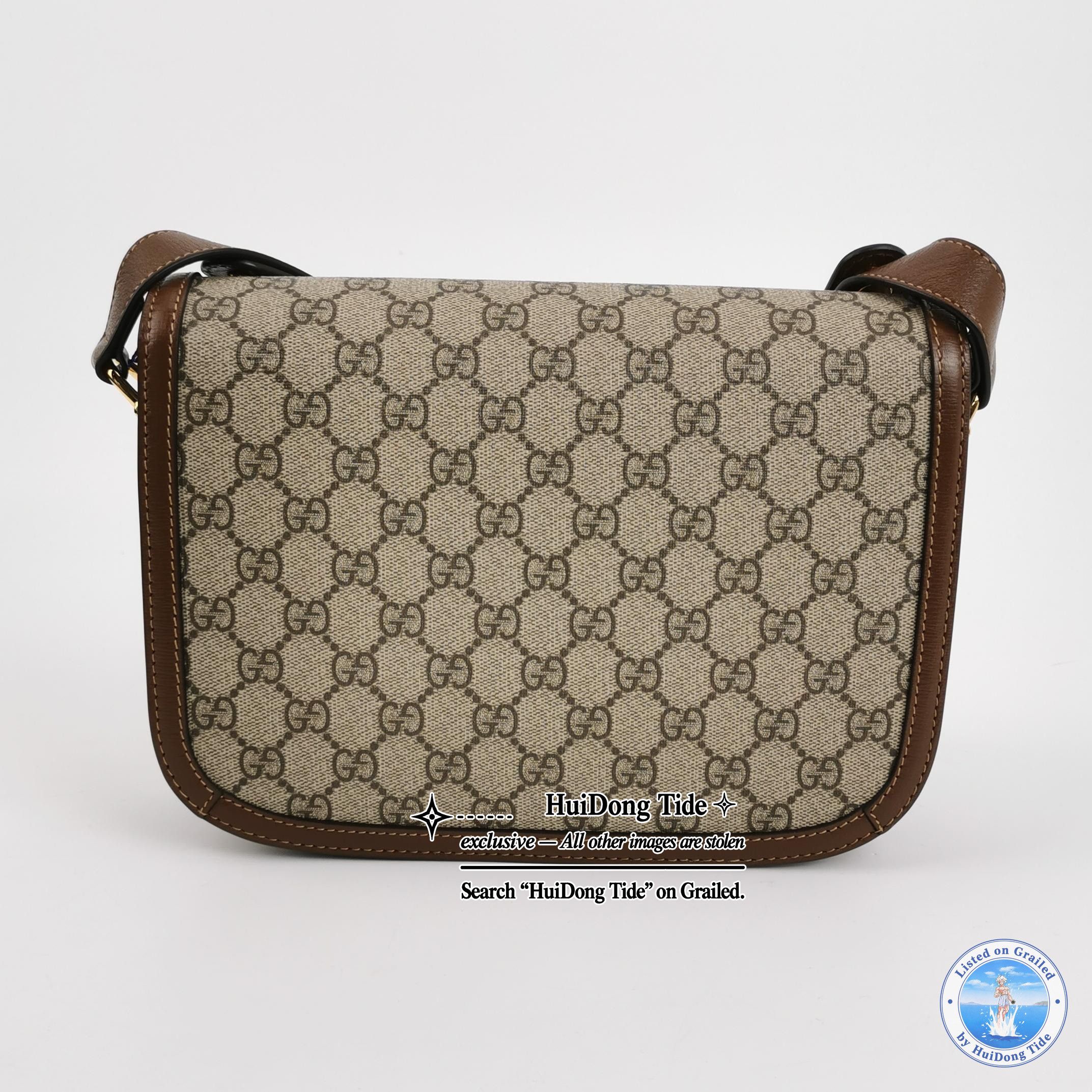 Gucci Gucci 1955 Horsebit GG Supreme Shoulder Bag Size ONE SIZE - 5 Thumbnail