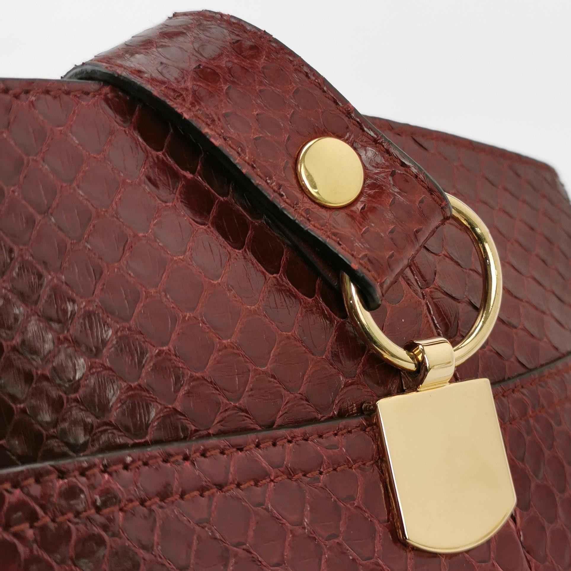 Gucci Gucci Arli Snakeskin Shoulder Bag Size ONE SIZE - 10 Thumbnail