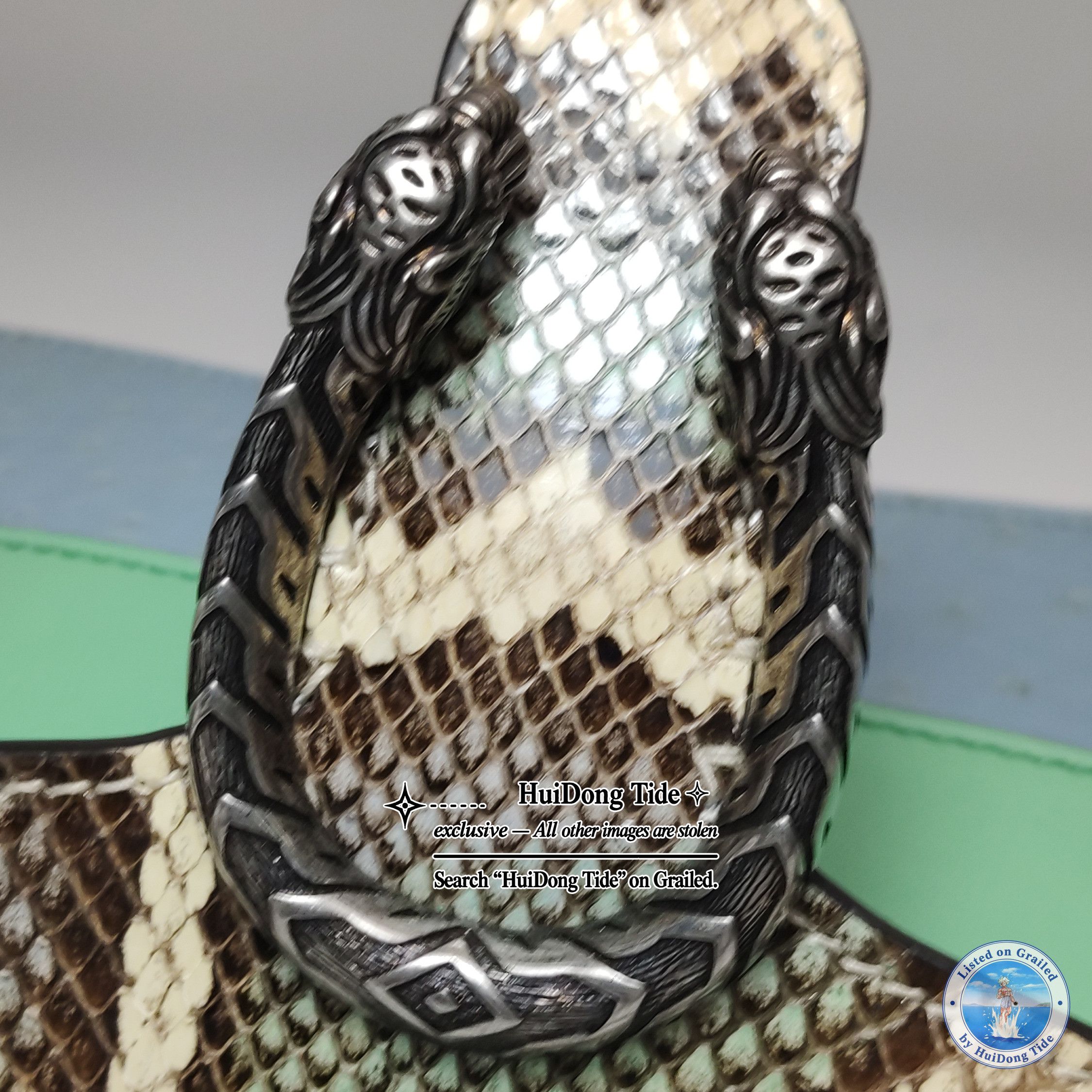 Gucci Gucci Dionysus Snakeskin Ostrich Shoulder Bag Size ONE SIZE - 11 Thumbnail