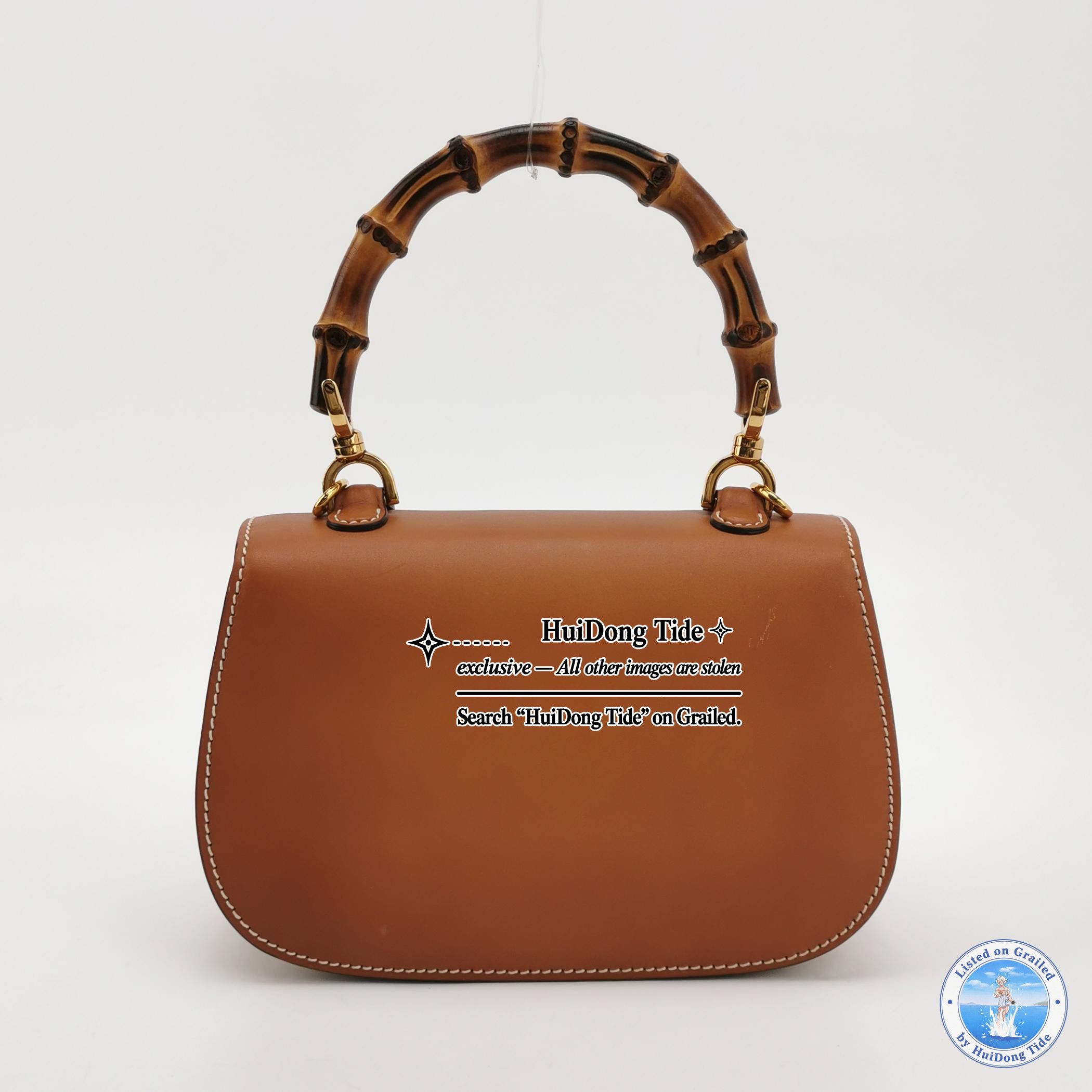 Gucci Gucci Bamboo Leather Handle Bag Brown Size ONE SIZE - 5 Thumbnail