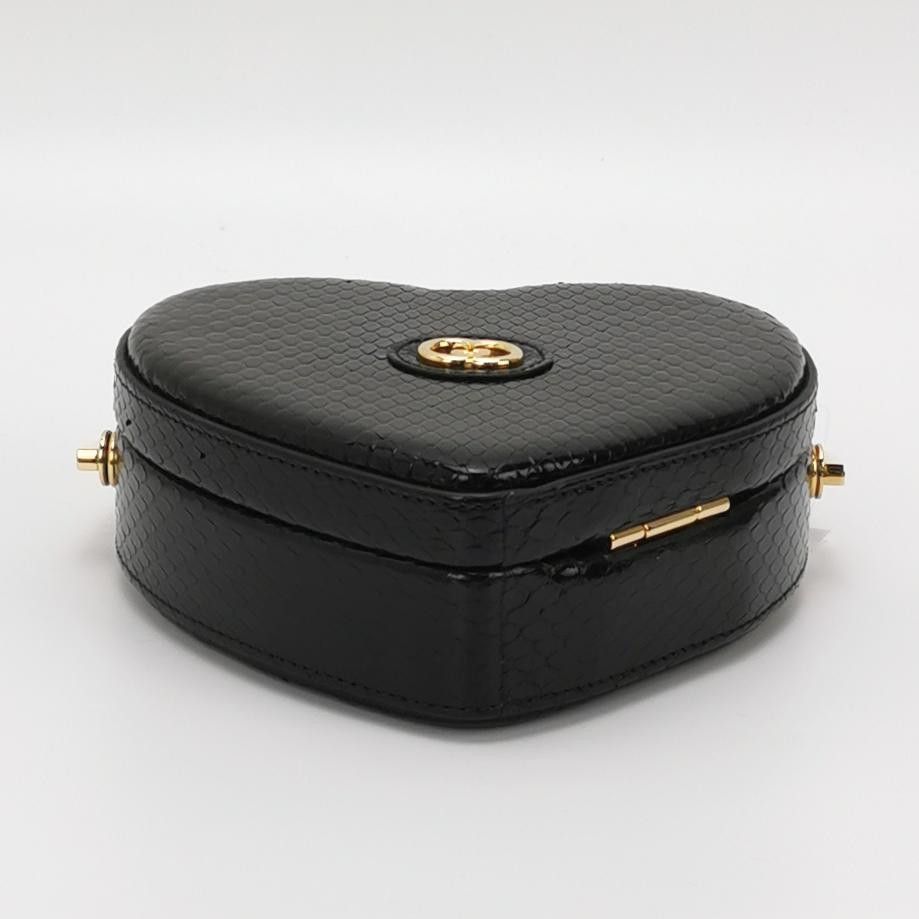 Gucci Gucci Black Snakeskin Broadway Heart Bag ONE SIZE Size ONE SIZE - 6 Thumbnail