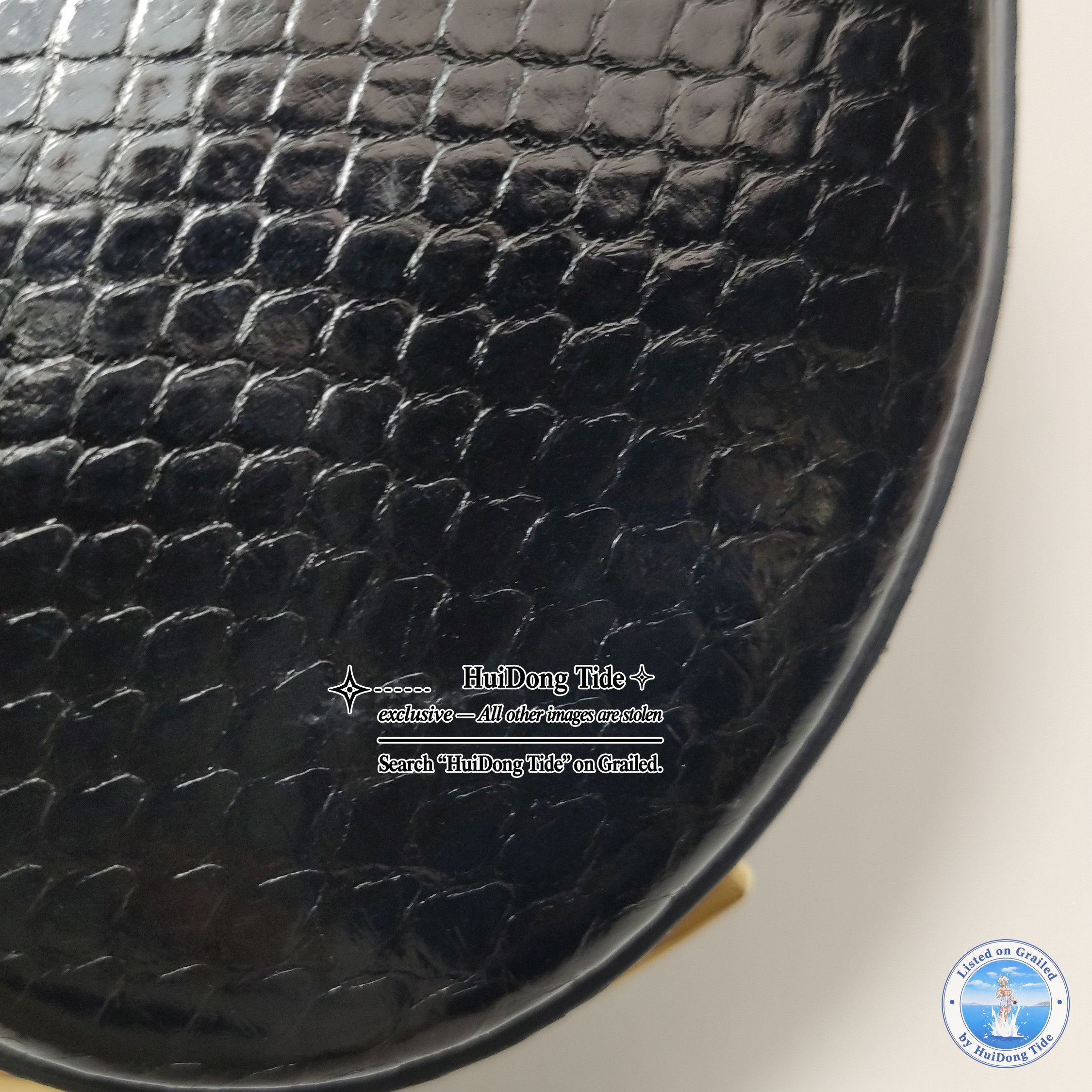 Gucci Gucci Black Snakeskin Broadway Heart Bag ONE SIZE Size ONE SIZE - 18 Thumbnail