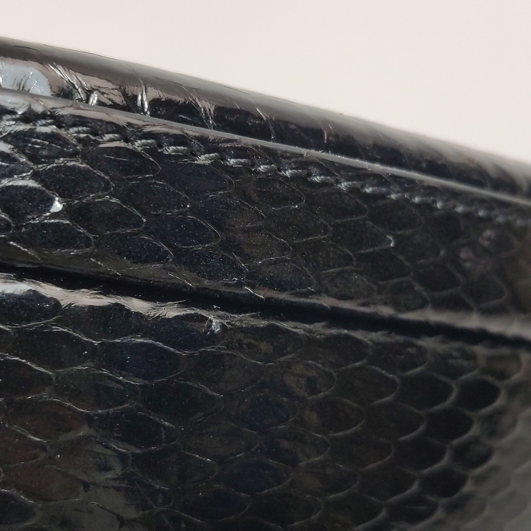 Gucci Gucci Black Snakeskin Broadway Heart Bag ONE SIZE Size ONE SIZE - 20 Thumbnail