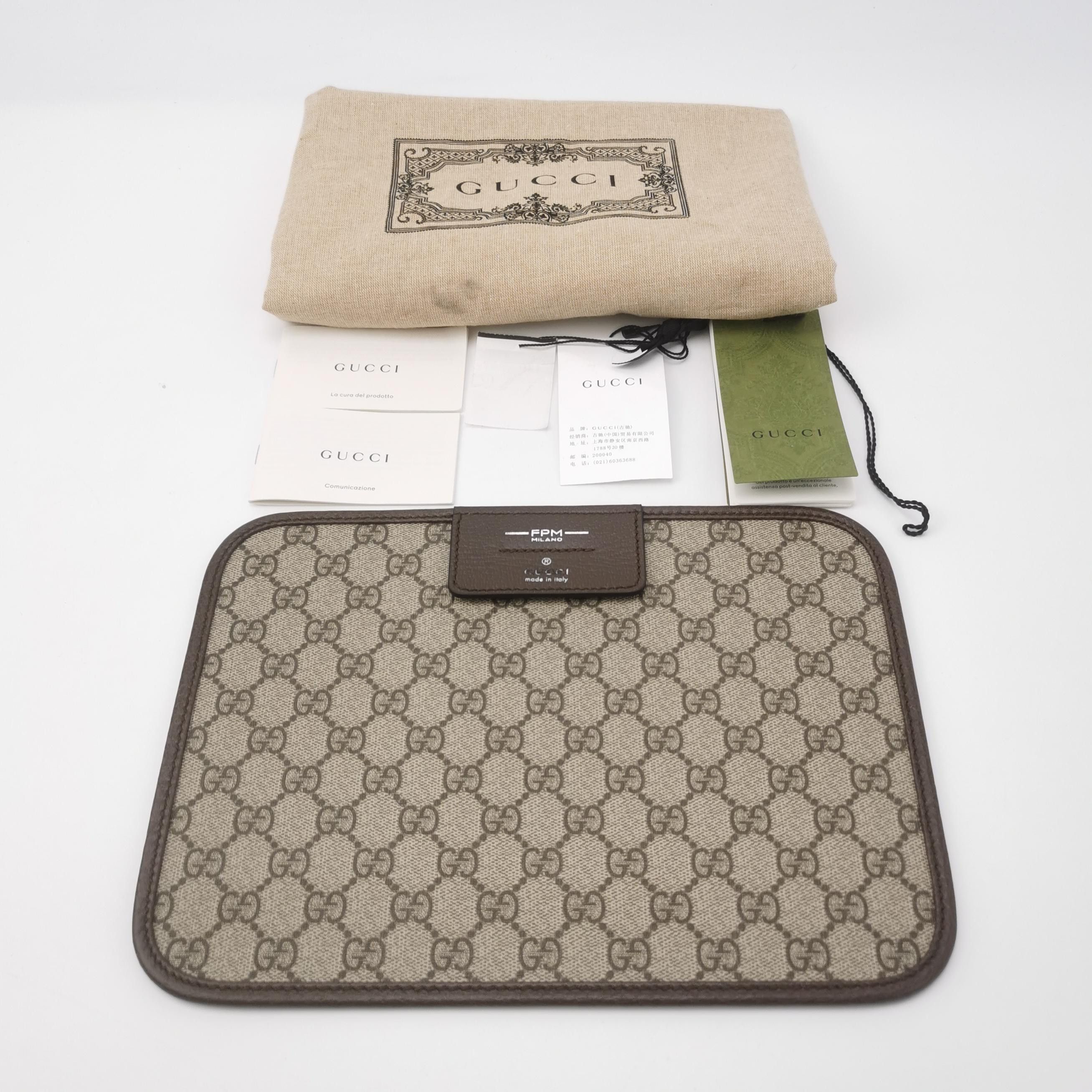 Gucci Gucci x FPM Milano GG Supreme Travel Case ONE SIZE Size ONE SIZE - 9 Thumbnail