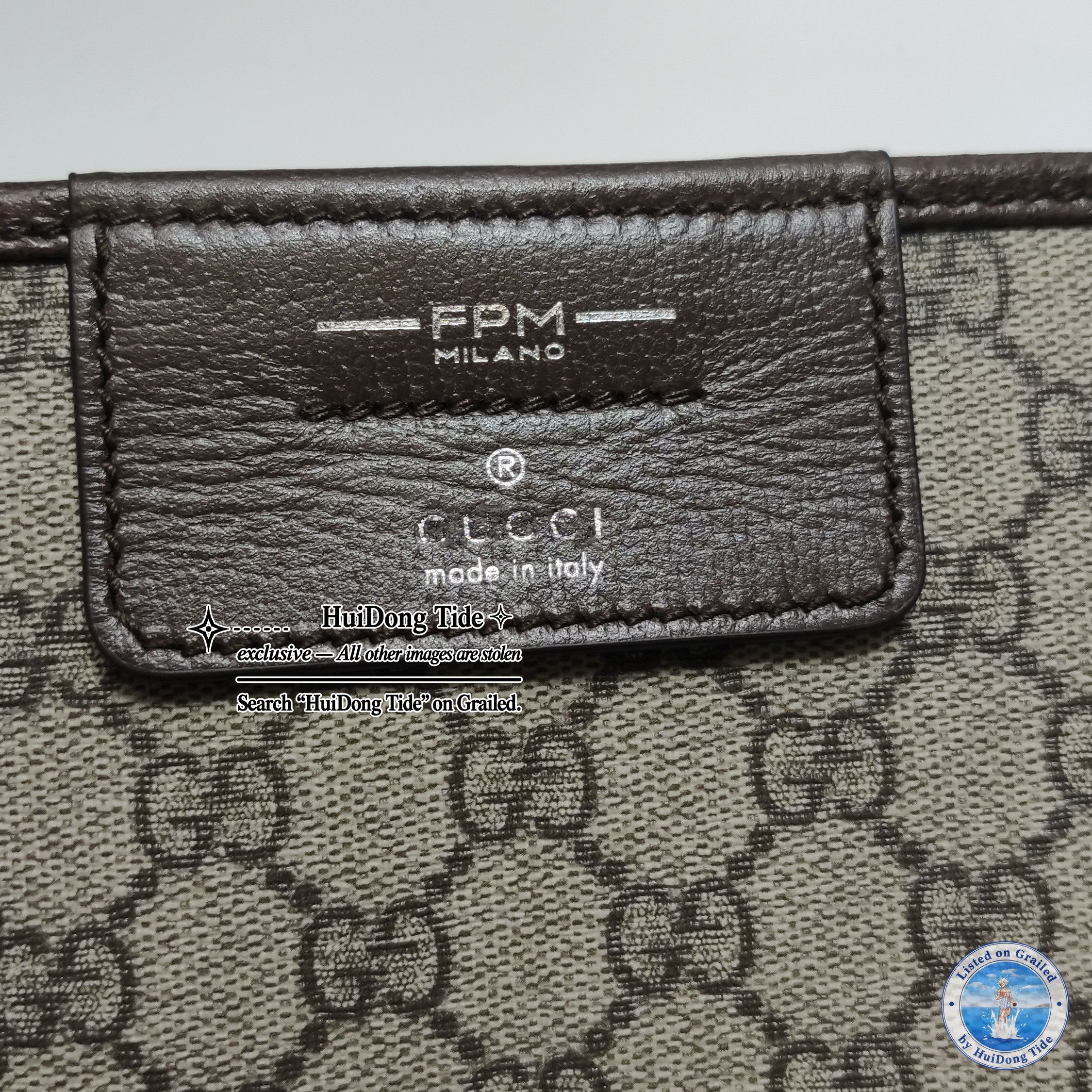 Gucci Gucci x FPM Milano GG Supreme Travel Case ONE SIZE Size ONE SIZE - 17 Thumbnail
