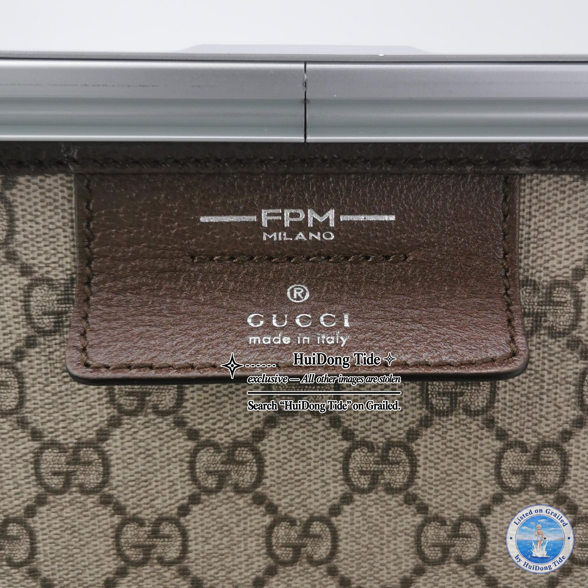 Gucci Gucci x FPM Milano GG Supreme Travel Case ONE SIZE Size ONE SIZE - 8 Thumbnail