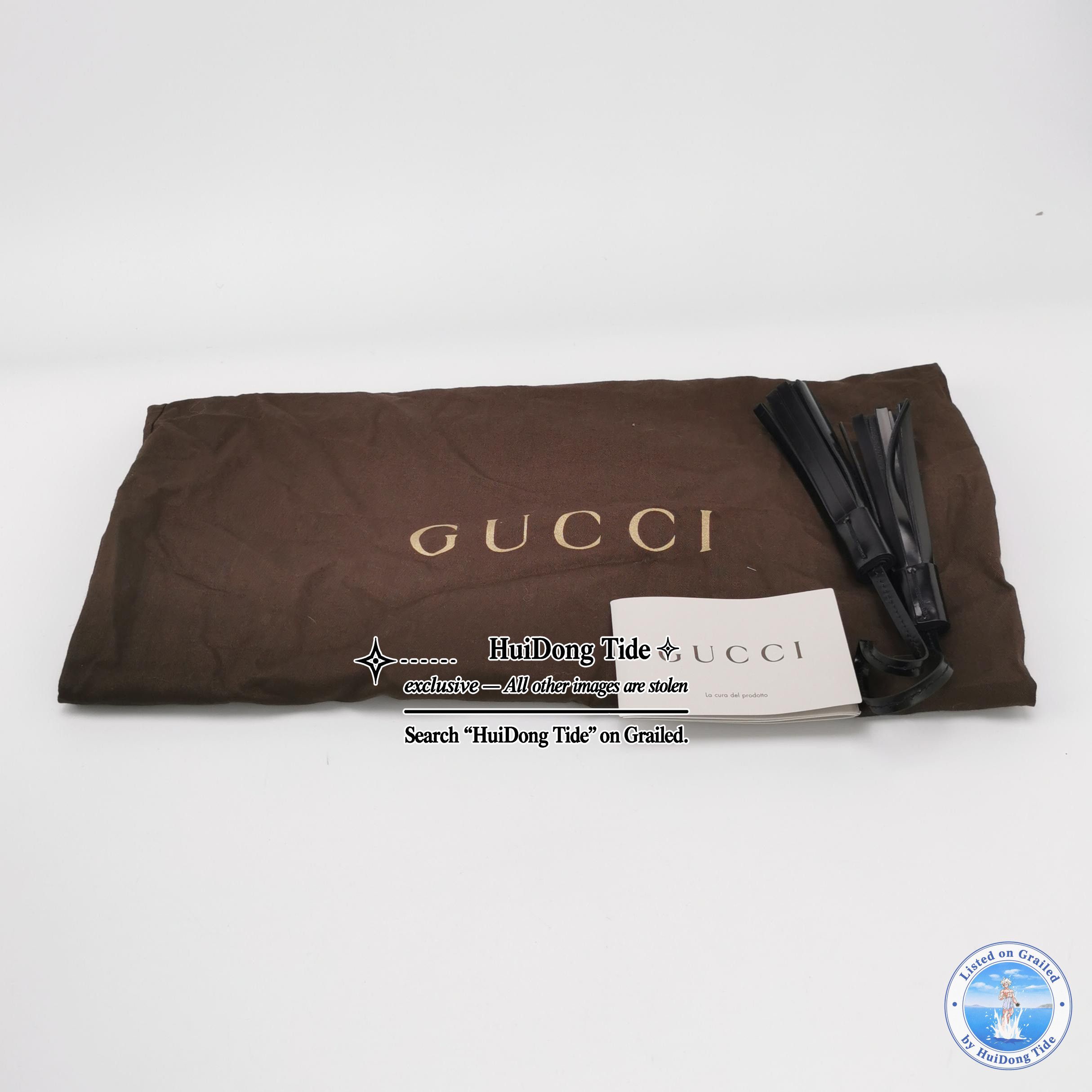 Gucci Gucci GG Pattern Bamboo Handle Bag Size ONE SIZE - 9 Thumbnail