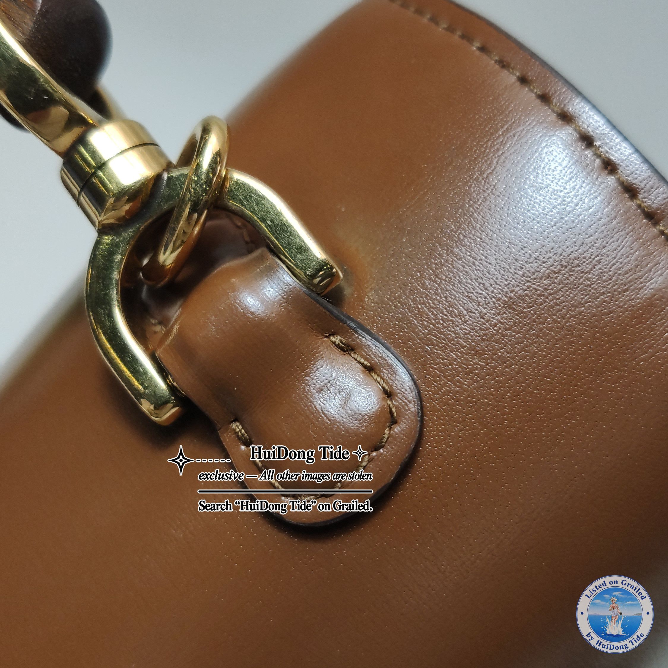 Gucci Gucci Classic Bamboo Leather Handle Bag One Size Size ONE SIZE - 18 Thumbnail