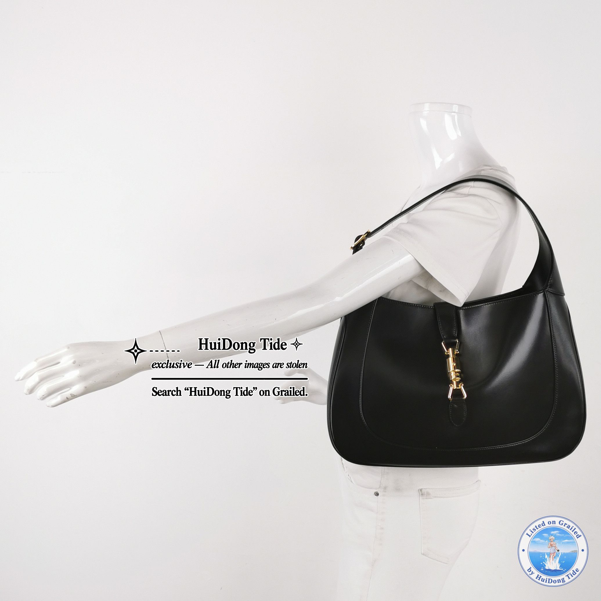 Gucci Gucci Jackie 1961 Leather Shoulder Bag Size ONE SIZE - 2 Thumbnail
