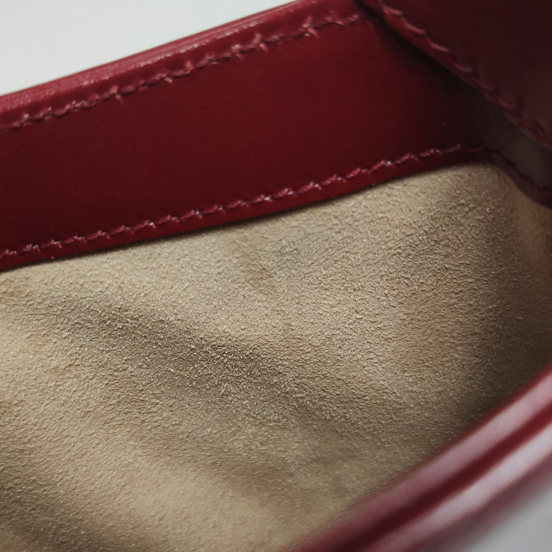 Gucci Gucci Jackie 1961 Red Leather Mini Handle Bag Size ONE SIZE - 10 Thumbnail