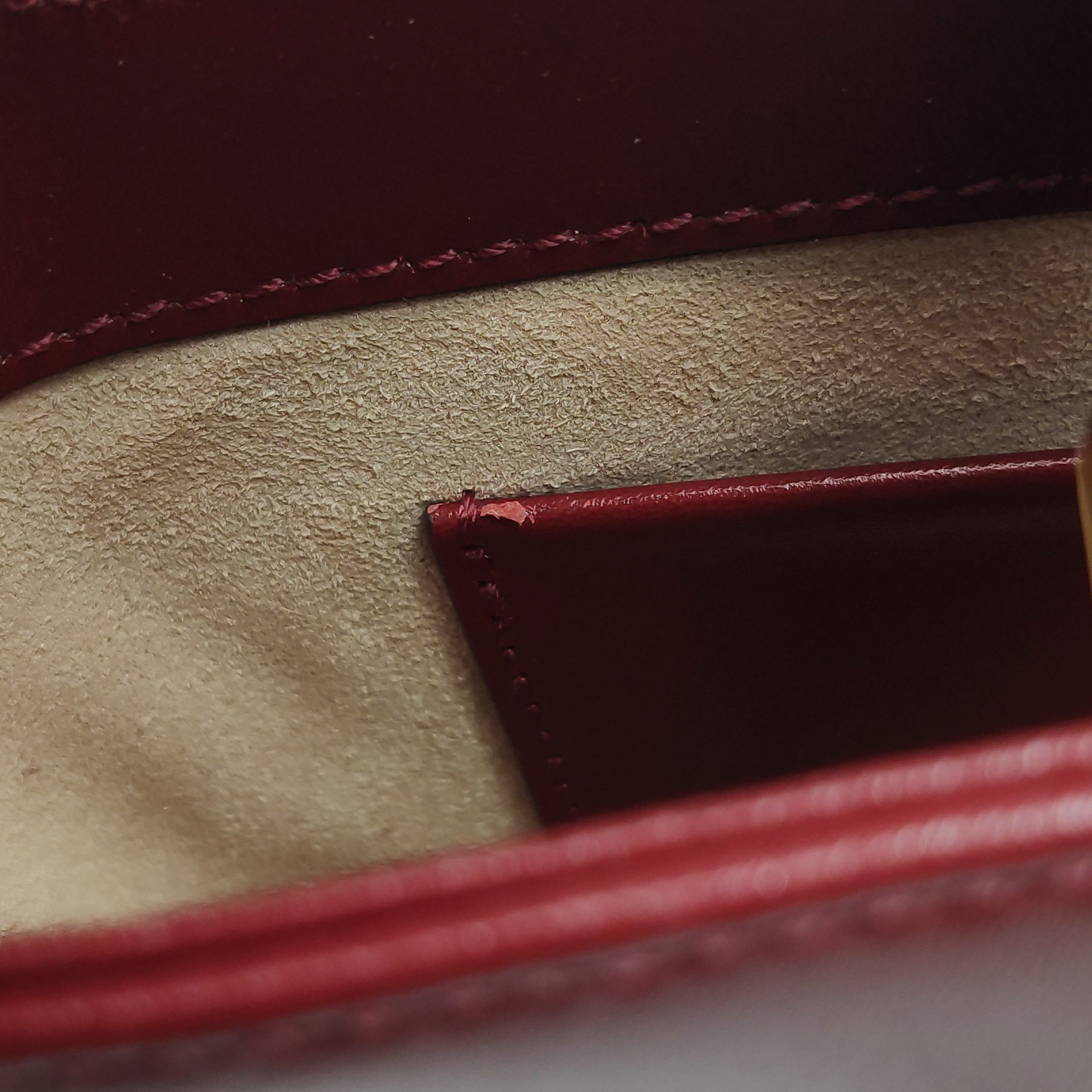 Gucci Gucci Jackie 1961 Red Leather Mini Handle Bag Size ONE SIZE - 11 Thumbnail