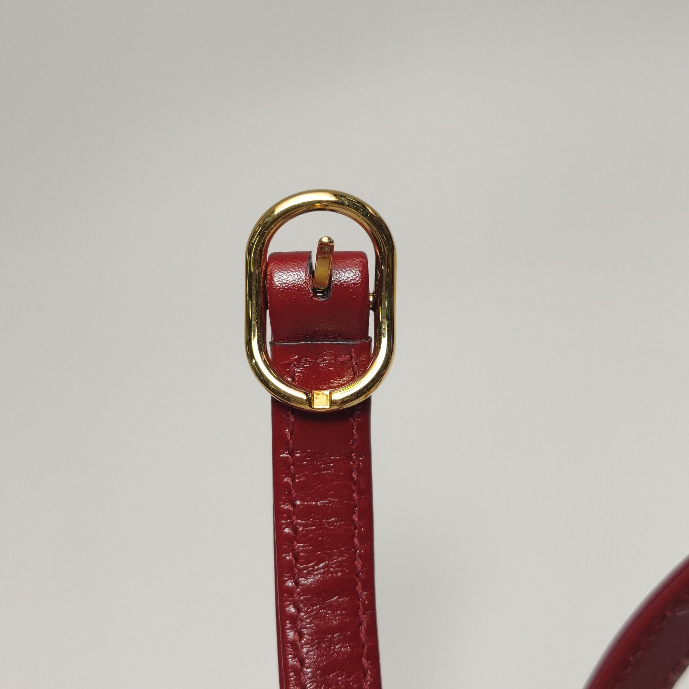 Gucci Gucci Jackie 1961 Red Leather Mini Handle Bag Size ONE SIZE - 17 Thumbnail