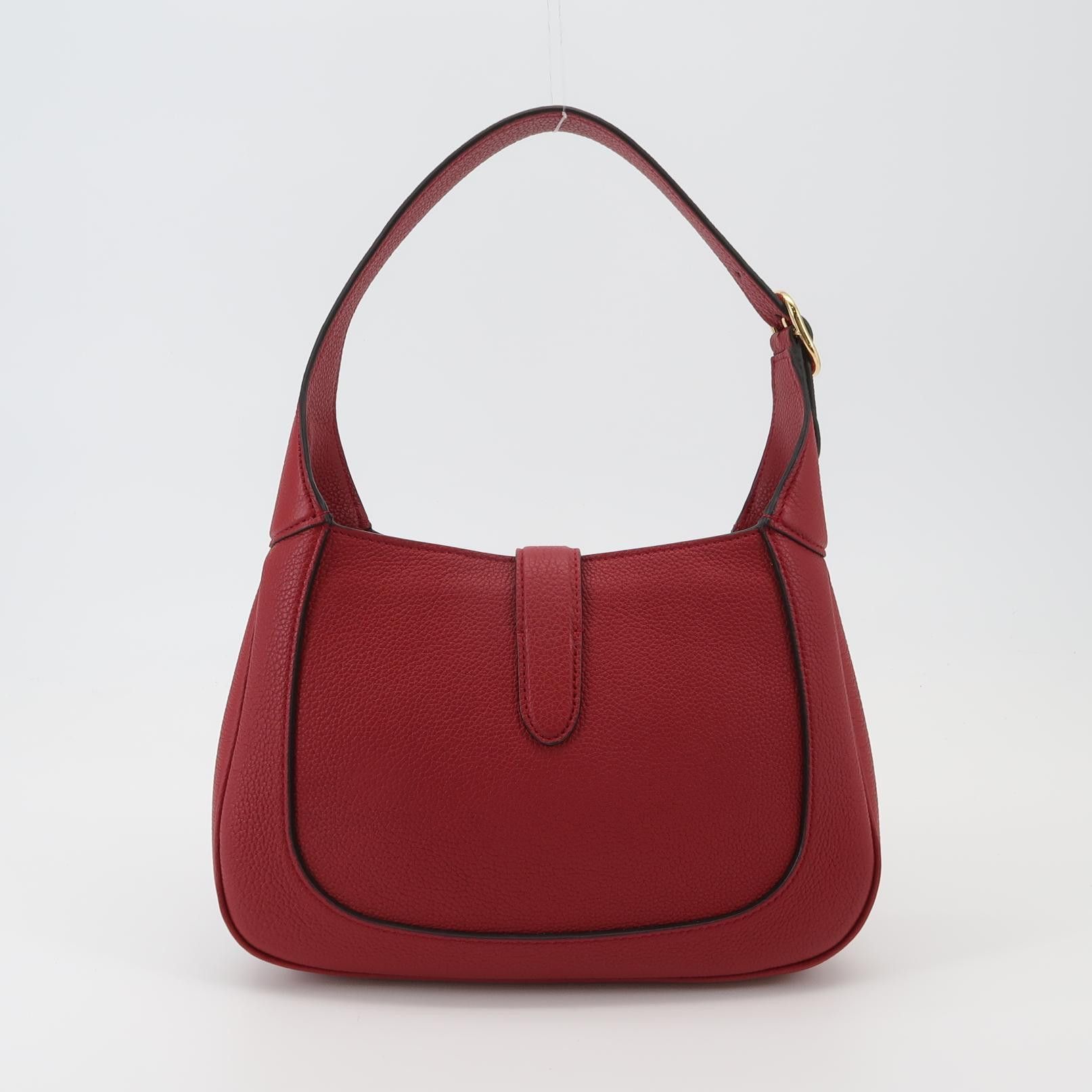 Gucci Gucci Red Leather Jackie 1961 Small Shoulder Bag Size ONE SIZE - 5 Thumbnail