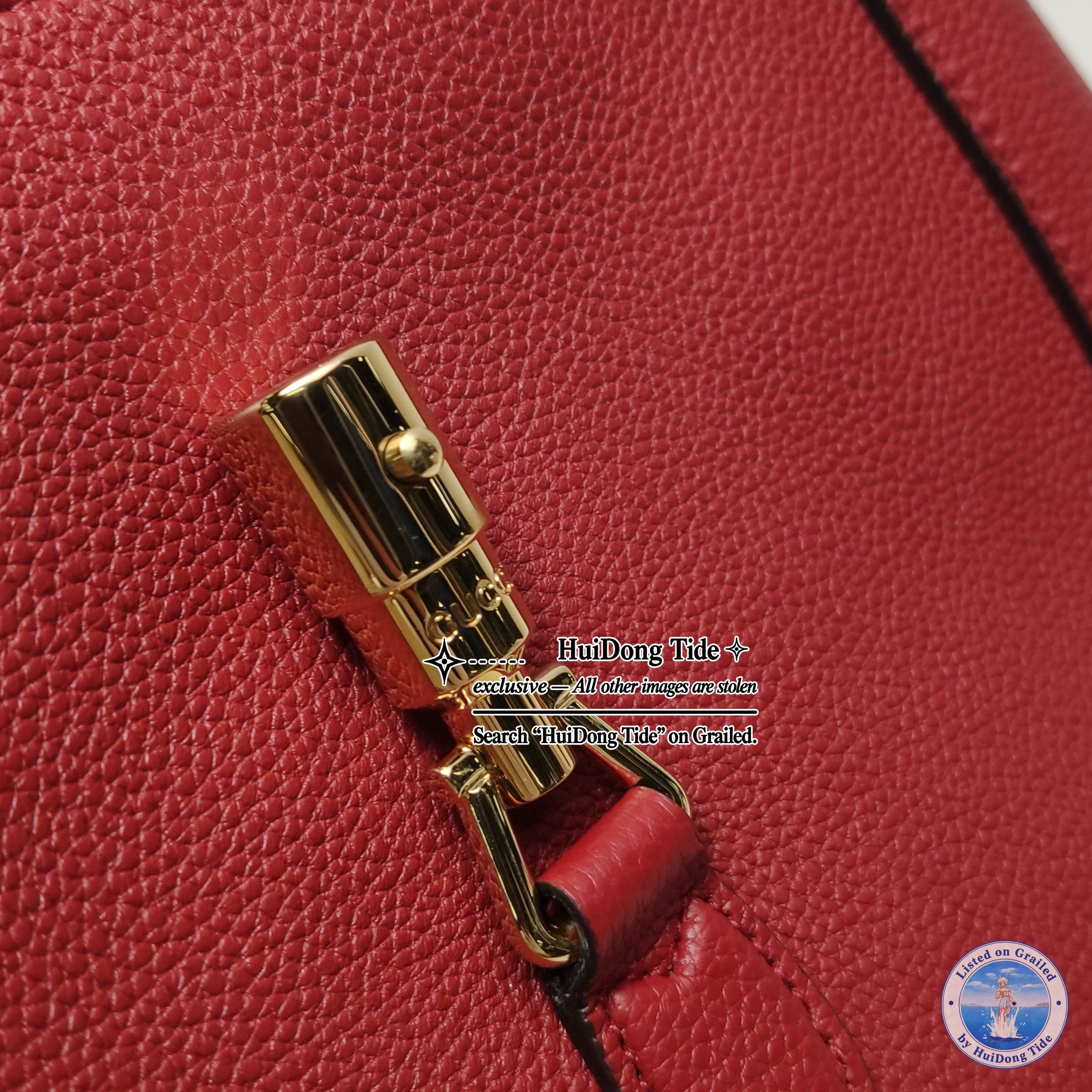 Gucci Gucci Red Leather Jackie 1961 Small Shoulder Bag Size ONE SIZE - 11 Thumbnail