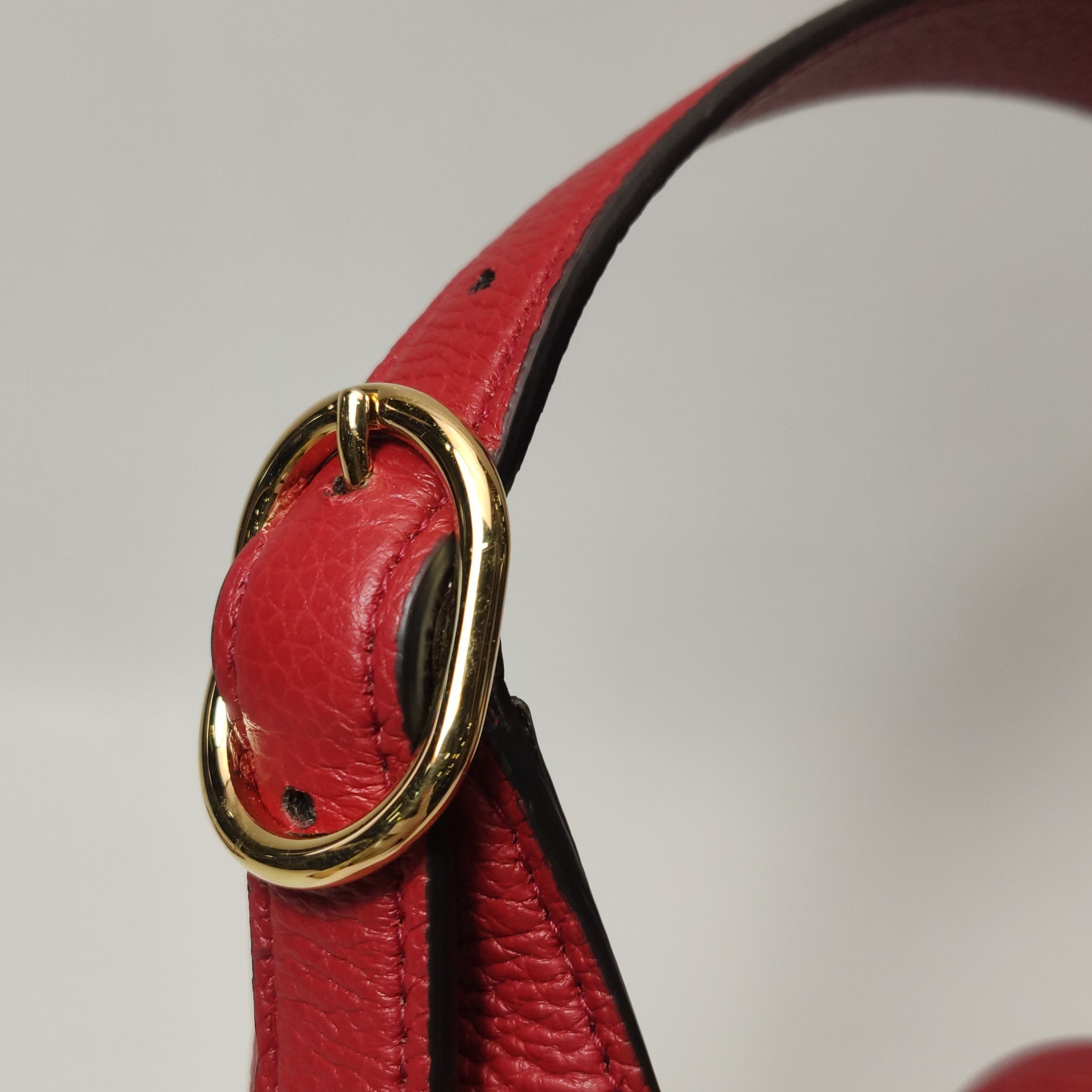 Gucci Gucci Red Leather Jackie 1961 Small Shoulder Bag Size ONE SIZE - 12 Thumbnail