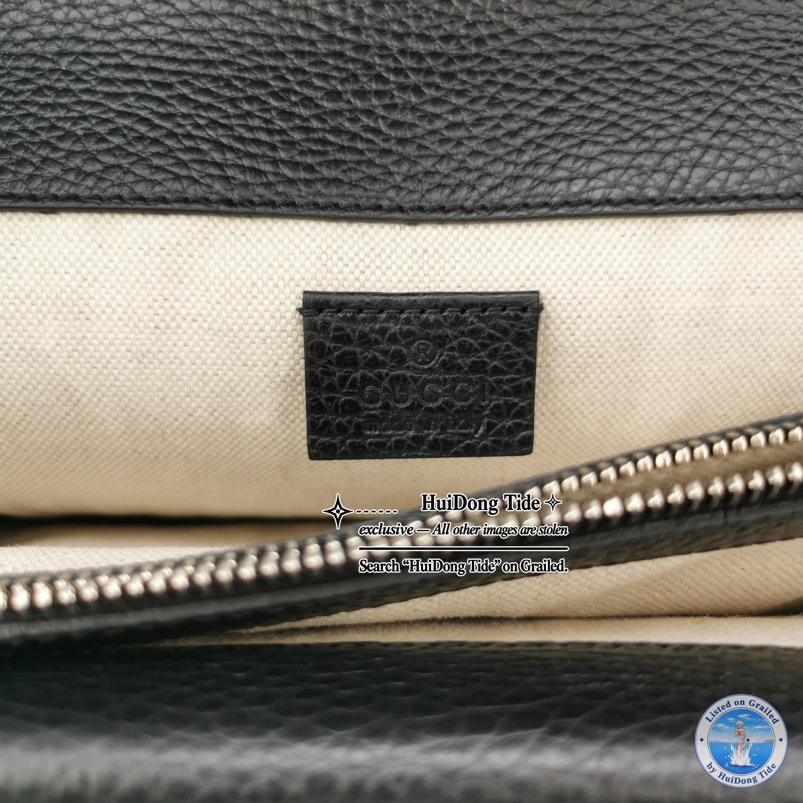 Gucci Gucci Dionysus Leather Shoulder Bag Black Size ONE SIZE - 8 Thumbnail