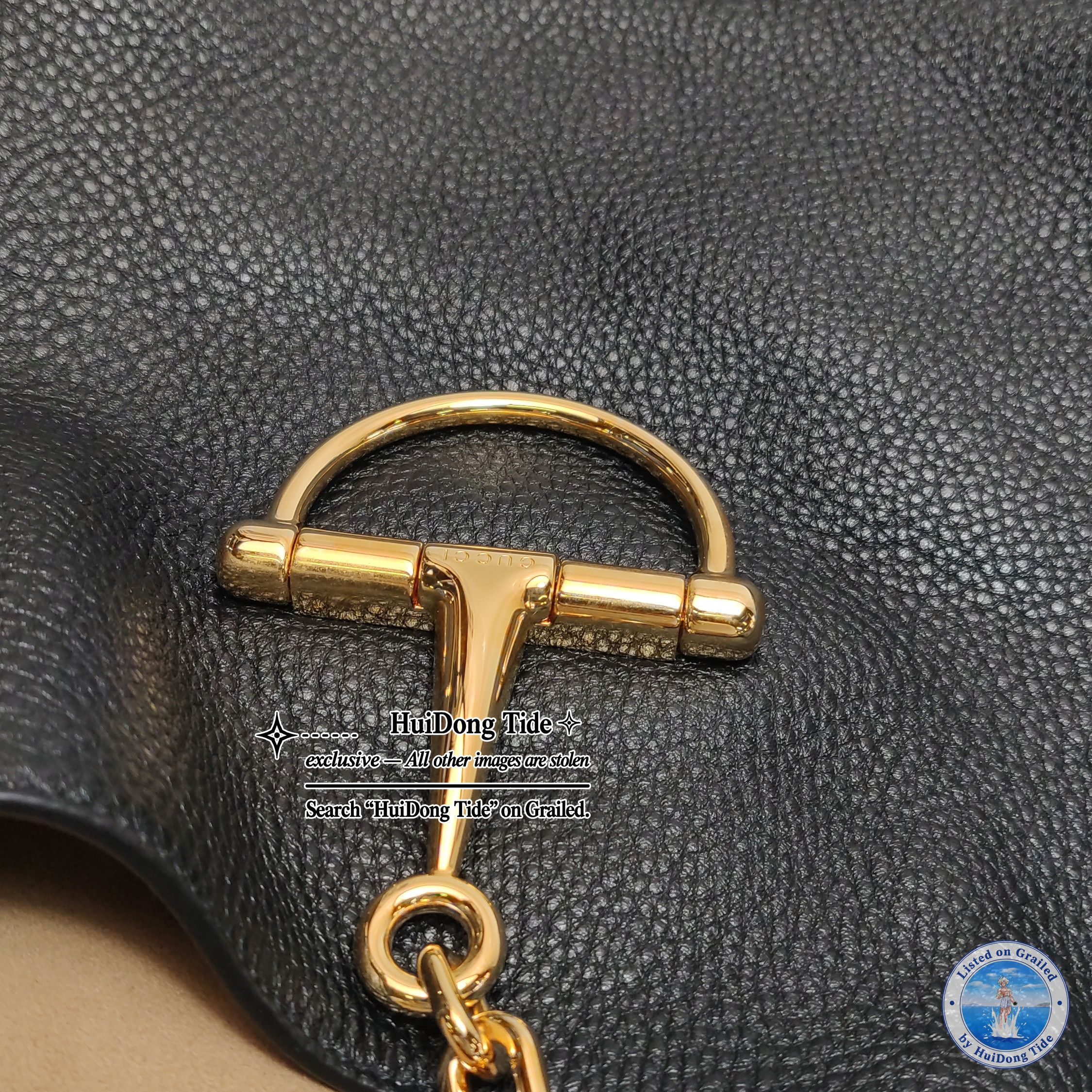Gucci Gucci Leather Horsebit Shoulder Bag ONE SIZE Size ONE SIZE - 13 Thumbnail