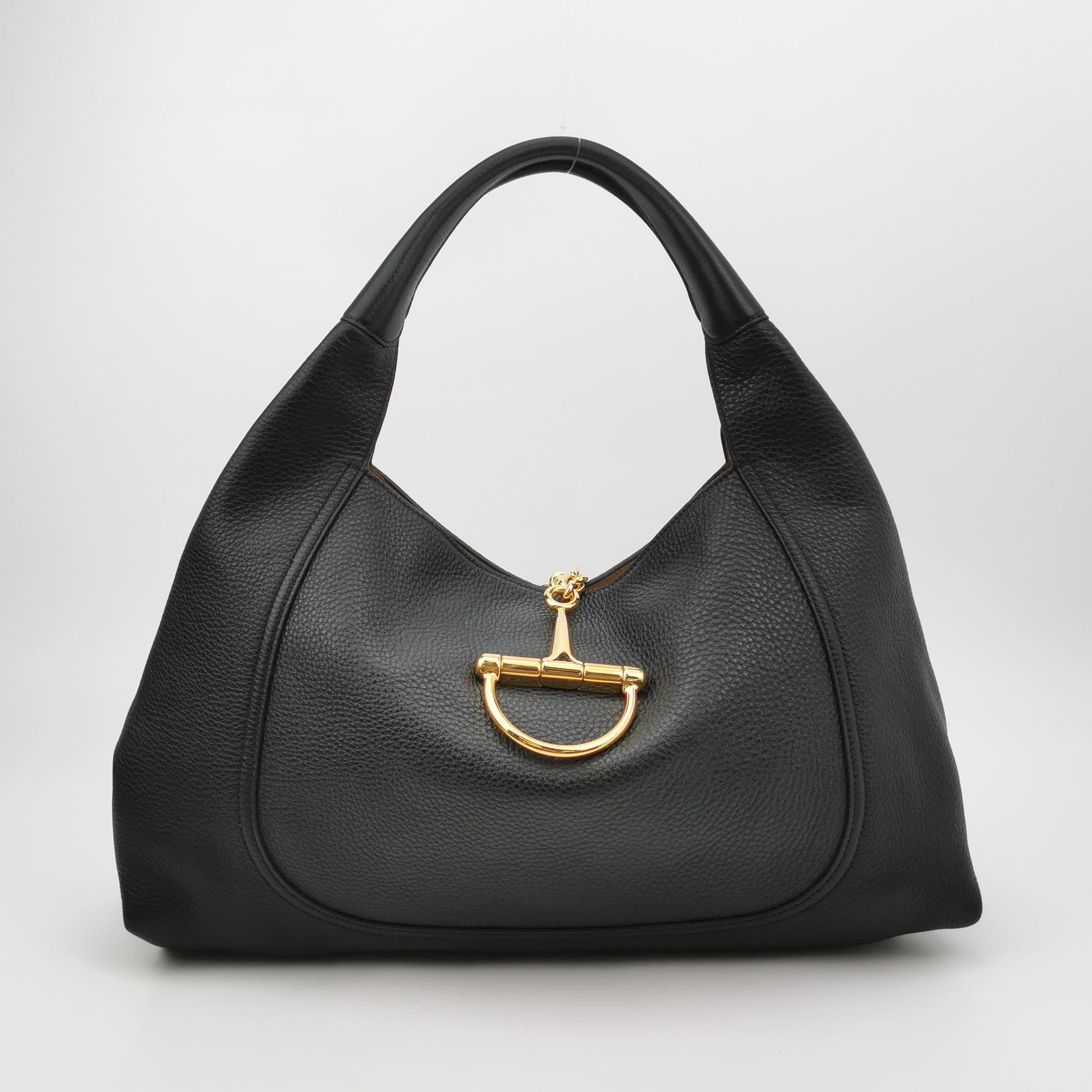 Gucci Gucci Leather Horsebit Shoulder Bag ONE SIZE Size ONE SIZE - 9 Thumbnail
