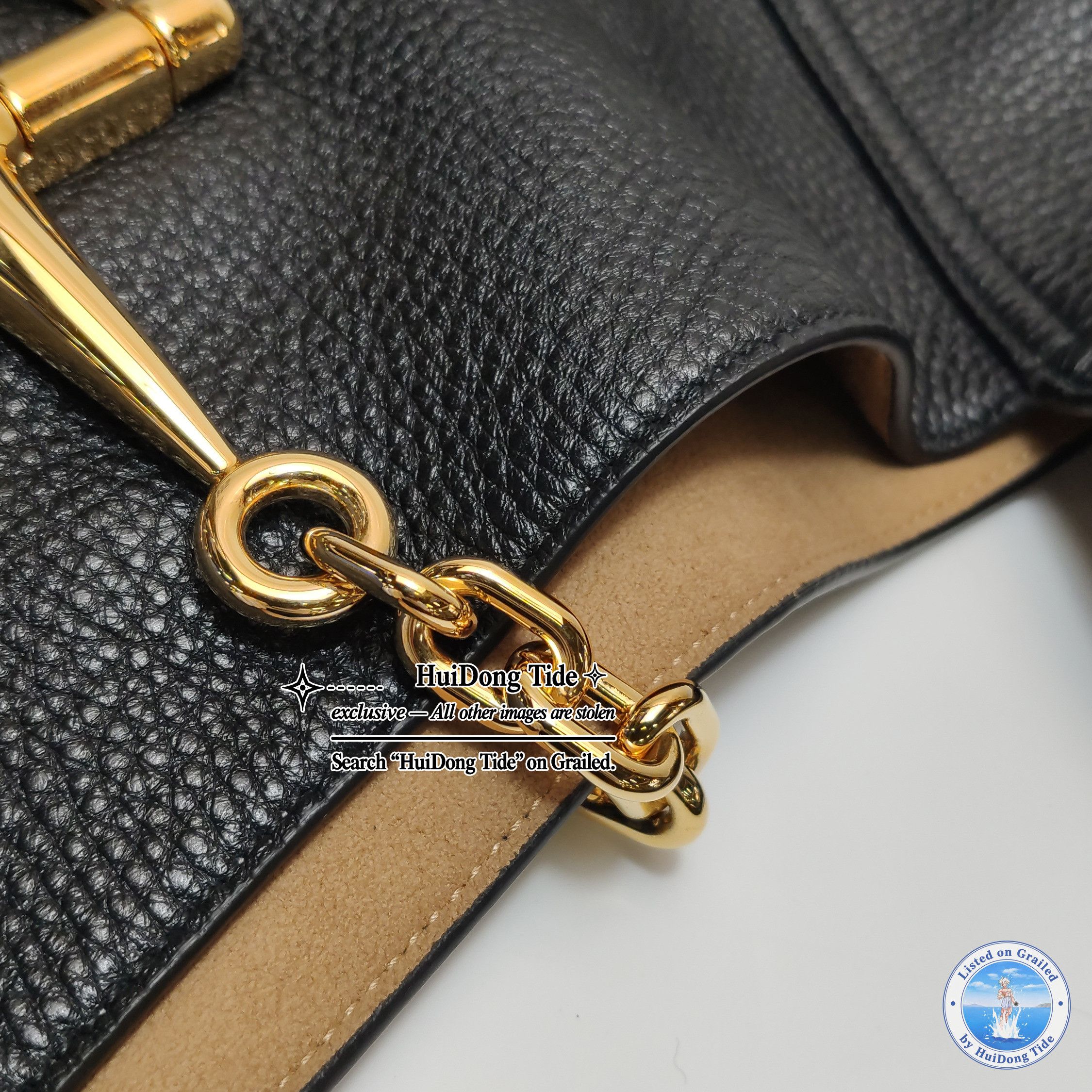 Gucci Gucci Leather Horsebit Shoulder Bag ONE SIZE Size ONE SIZE - 14 Thumbnail