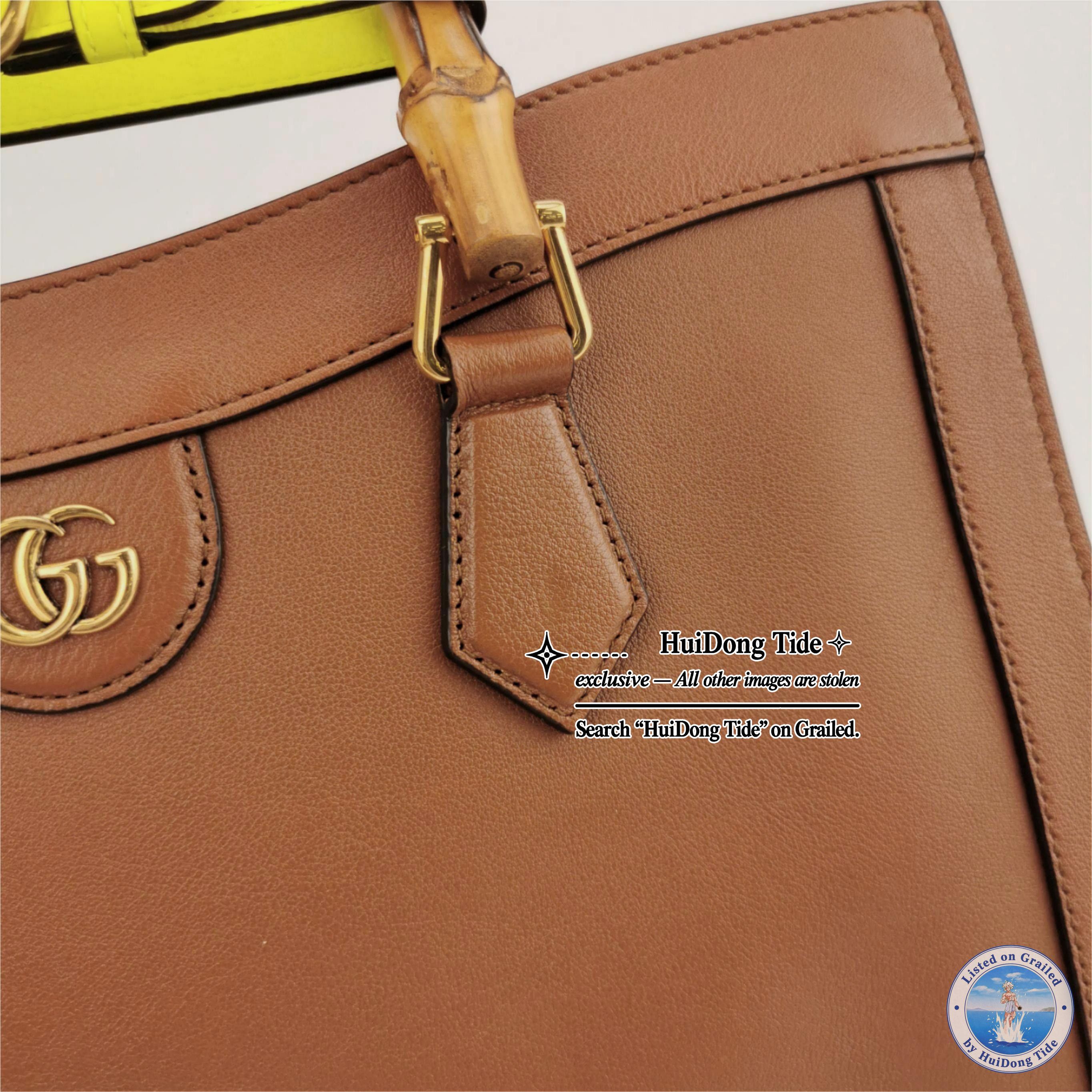 Gucci Gucci Diana Medium Leather Bamboo Handle Bag Size ONE SIZE Size ONE SIZE - 12 Thumbnail