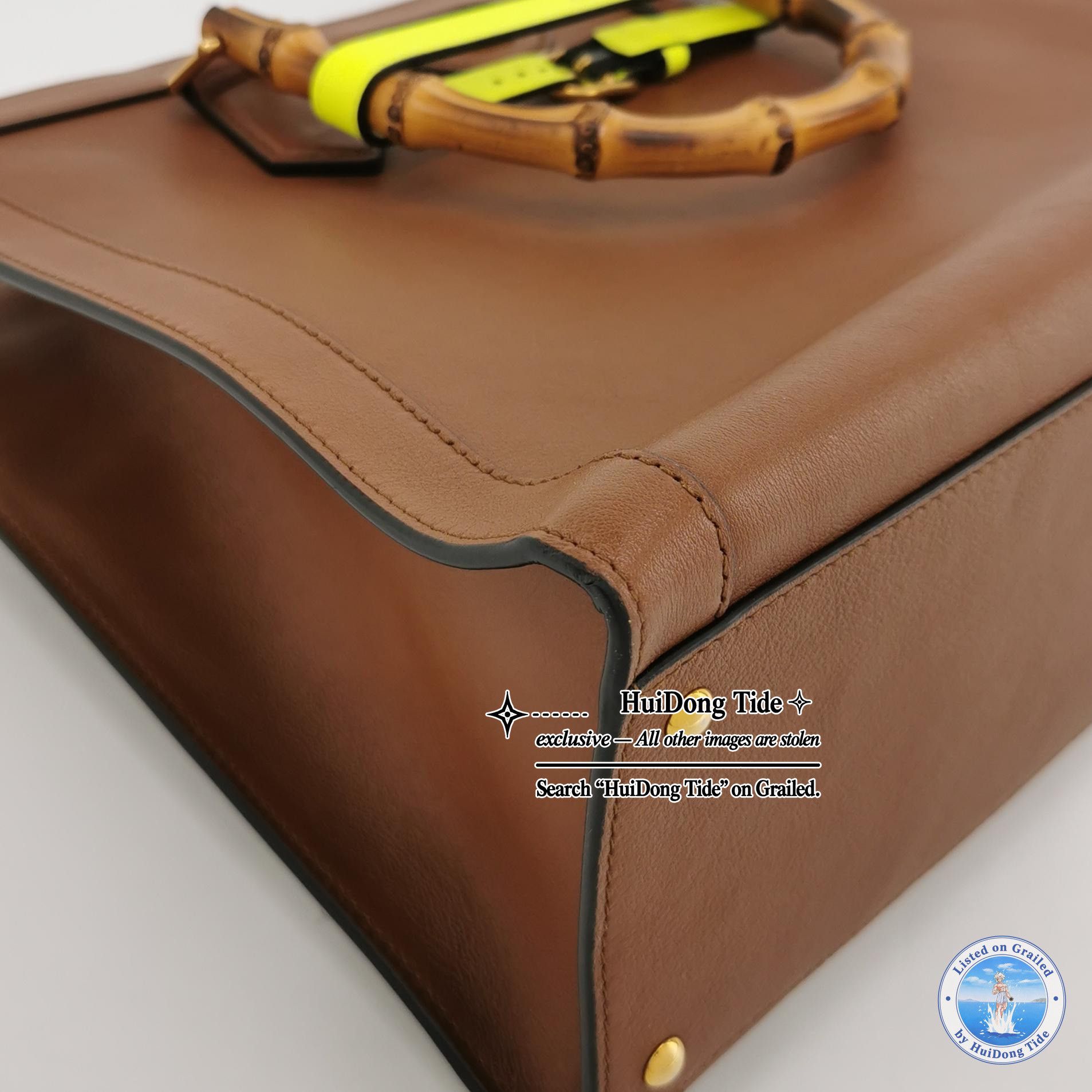 Gucci Gucci Diana Medium Leather Bamboo Handle Bag Size ONE SIZE Size ONE SIZE - 11 Thumbnail