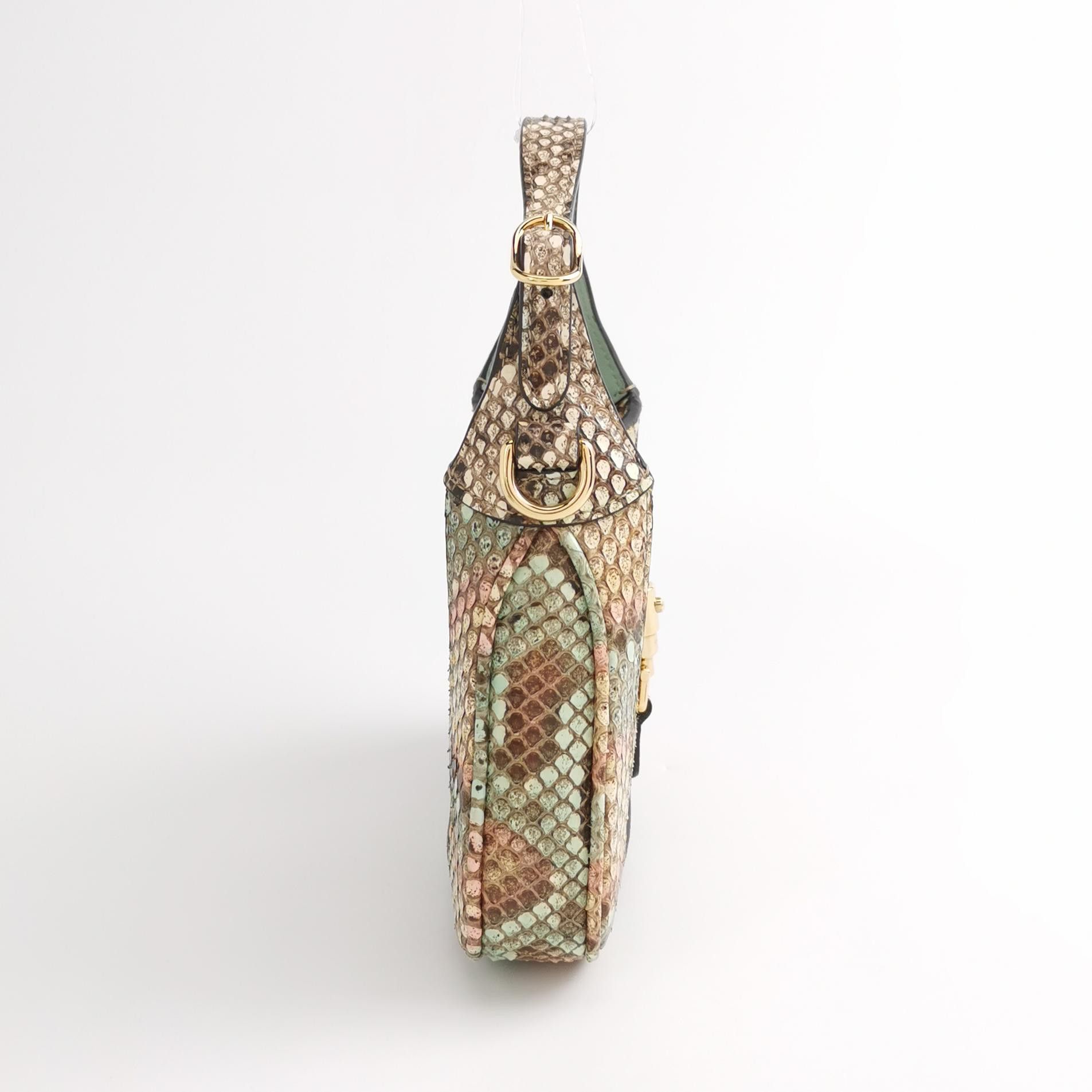 Gucci Gucci Jackie 1961 Snakeskin Handle Bag Size ONE SIZE Size ONE SIZE - 4 Thumbnail