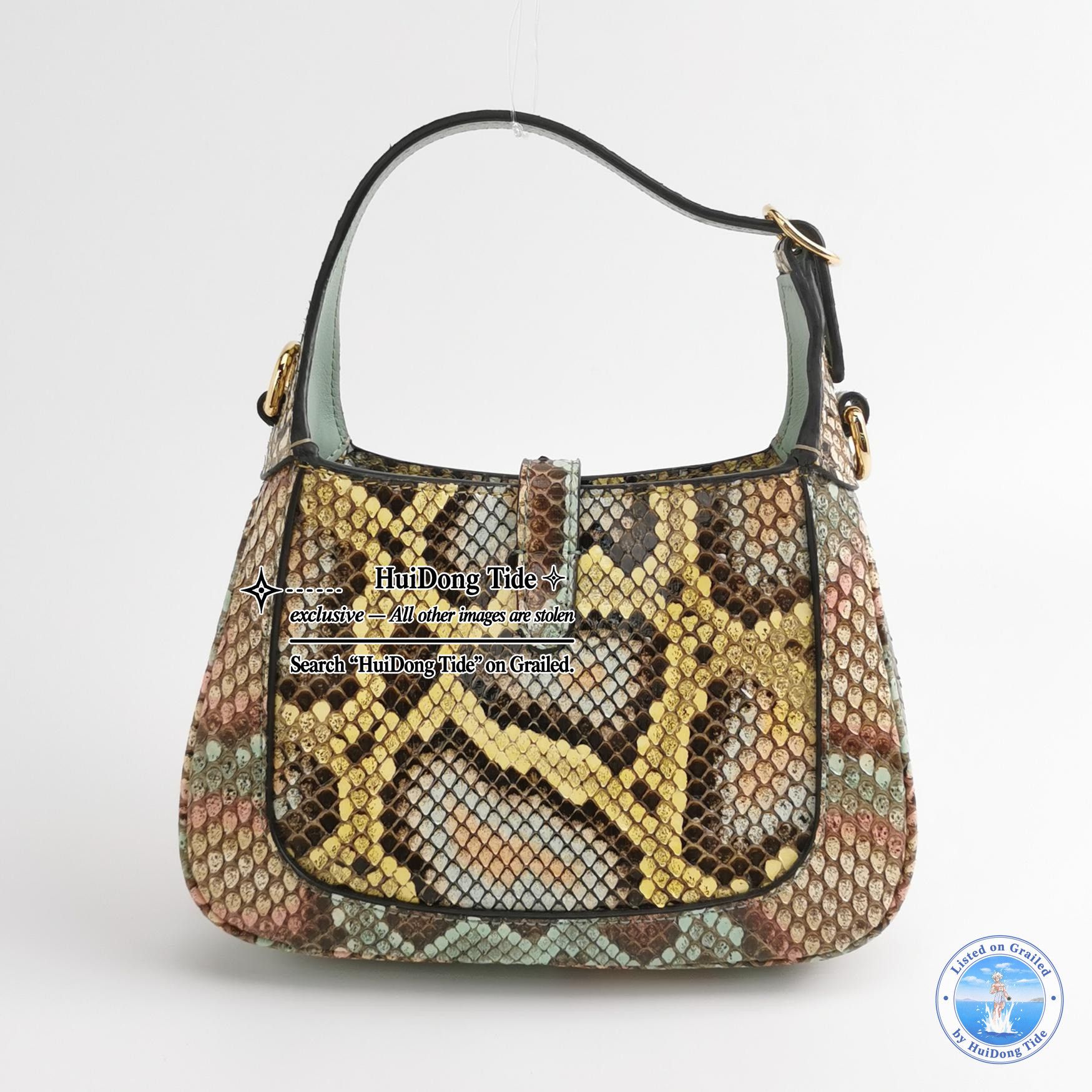 Gucci Gucci Jackie 1961 Snakeskin Handle Bag Size ONE SIZE Size ONE SIZE - 5 Thumbnail