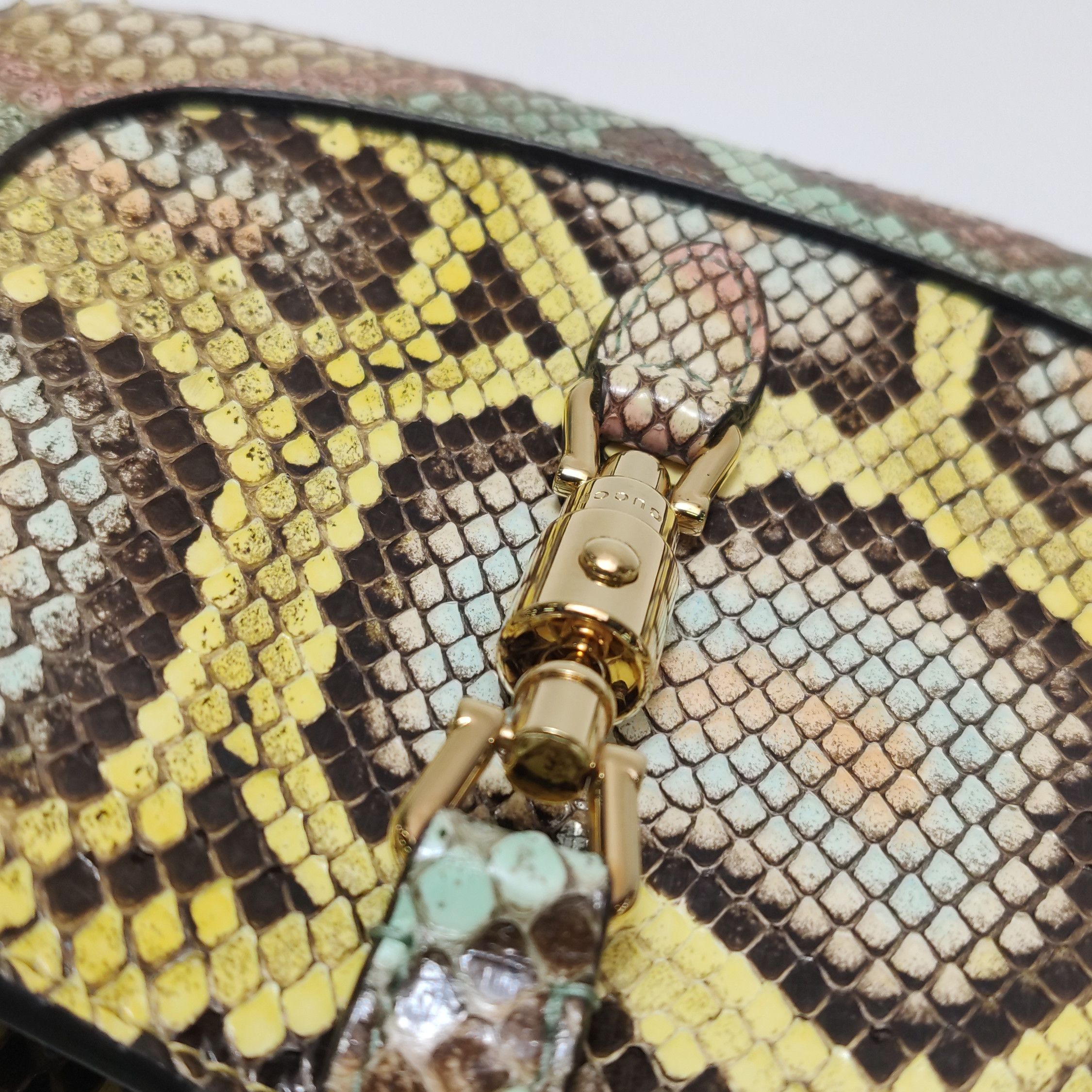 Gucci Gucci Jackie 1961 Snakeskin Handle Bag Size ONE SIZE Size ONE SIZE - 11 Thumbnail