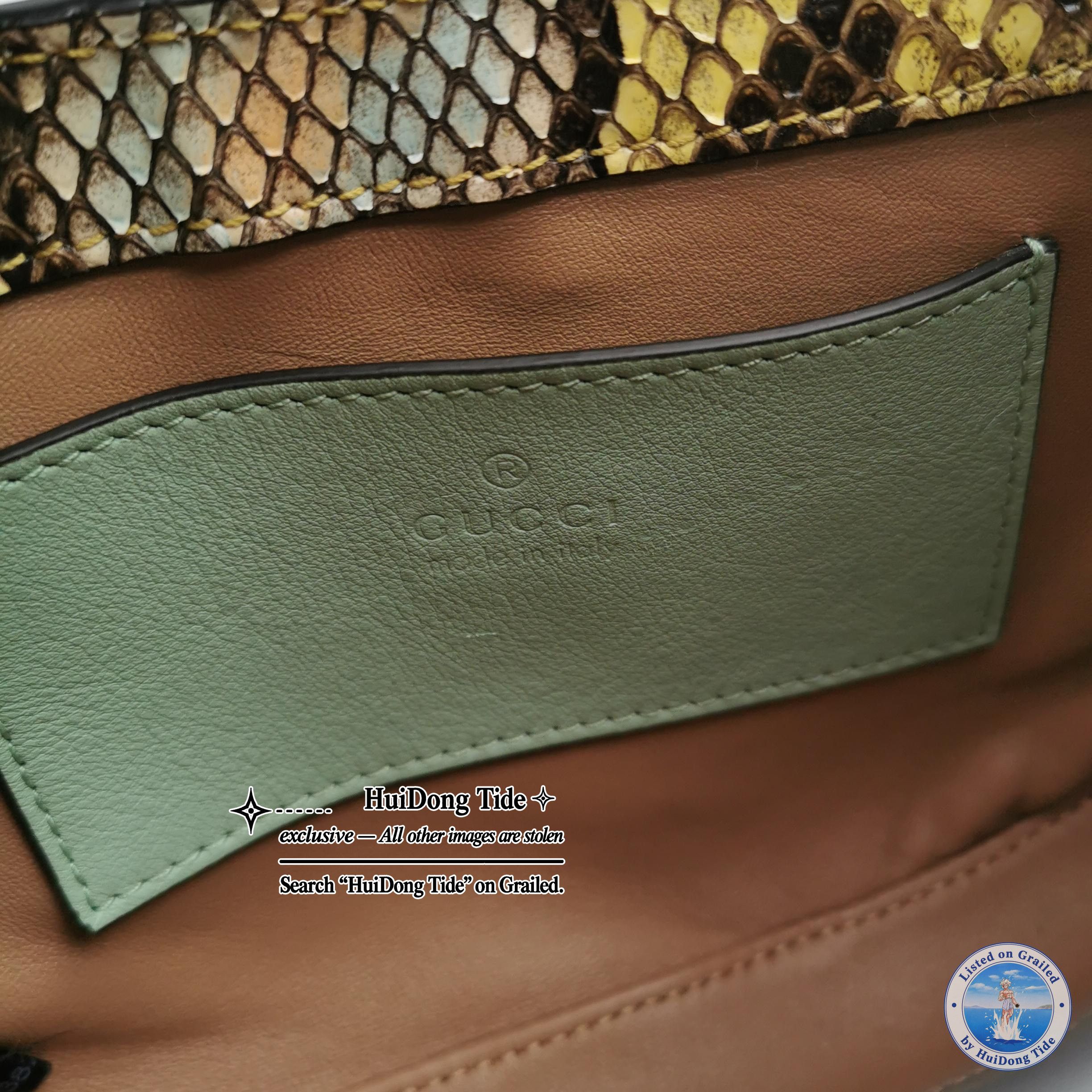 Gucci Gucci Jackie 1961 Snakeskin Handle Bag Size ONE SIZE Size ONE SIZE - 8 Thumbnail