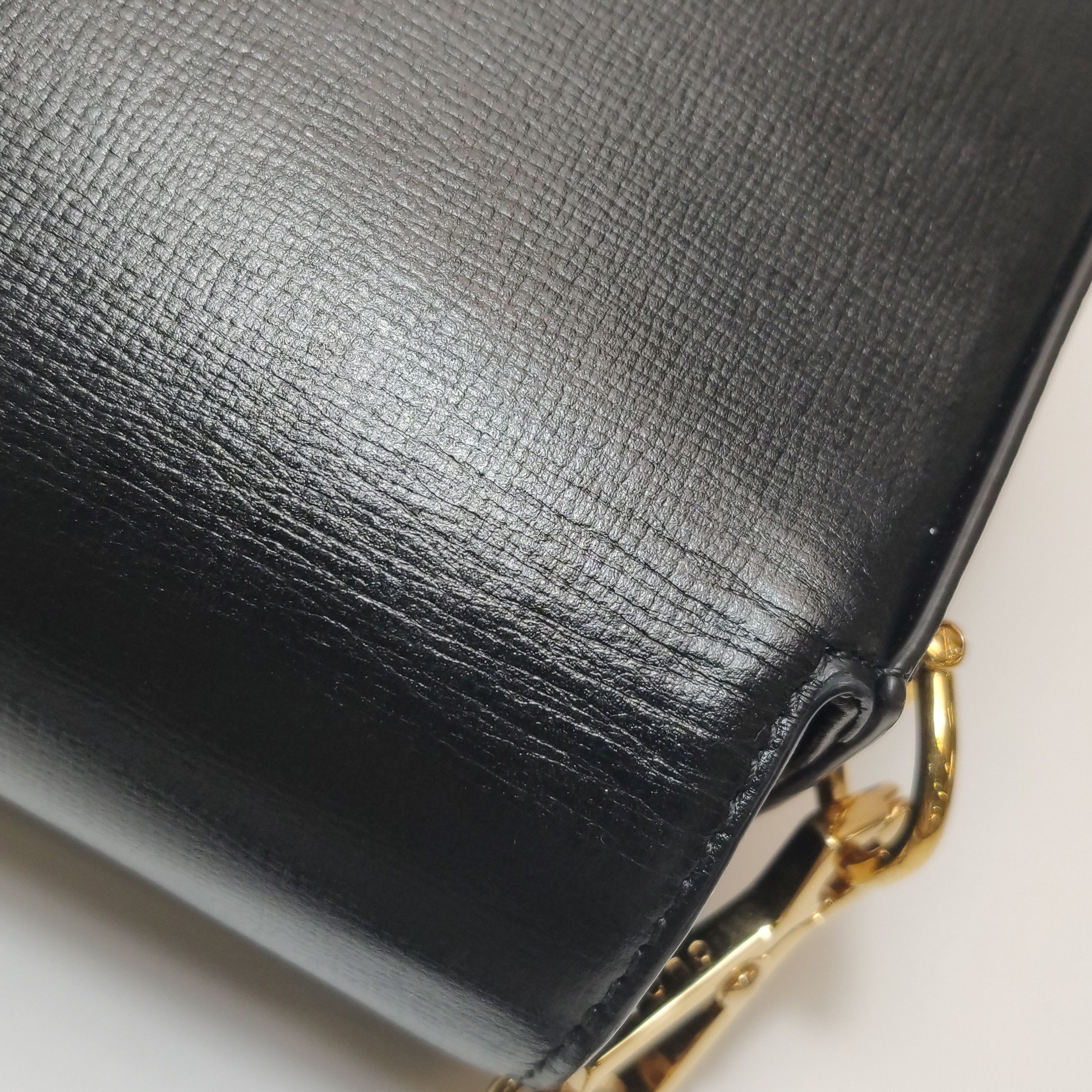 Gucci Gucci 1955 Horsebit Shoulder Bag Black Size ONE SIZE - 17 Thumbnail