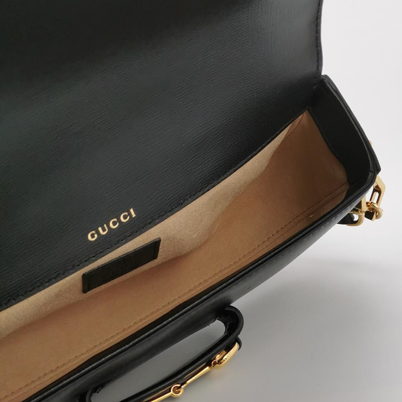 Gucci Gucci 1955 Horsebit Shoulder Bag Black Size ONE SIZE - 7 Thumbnail