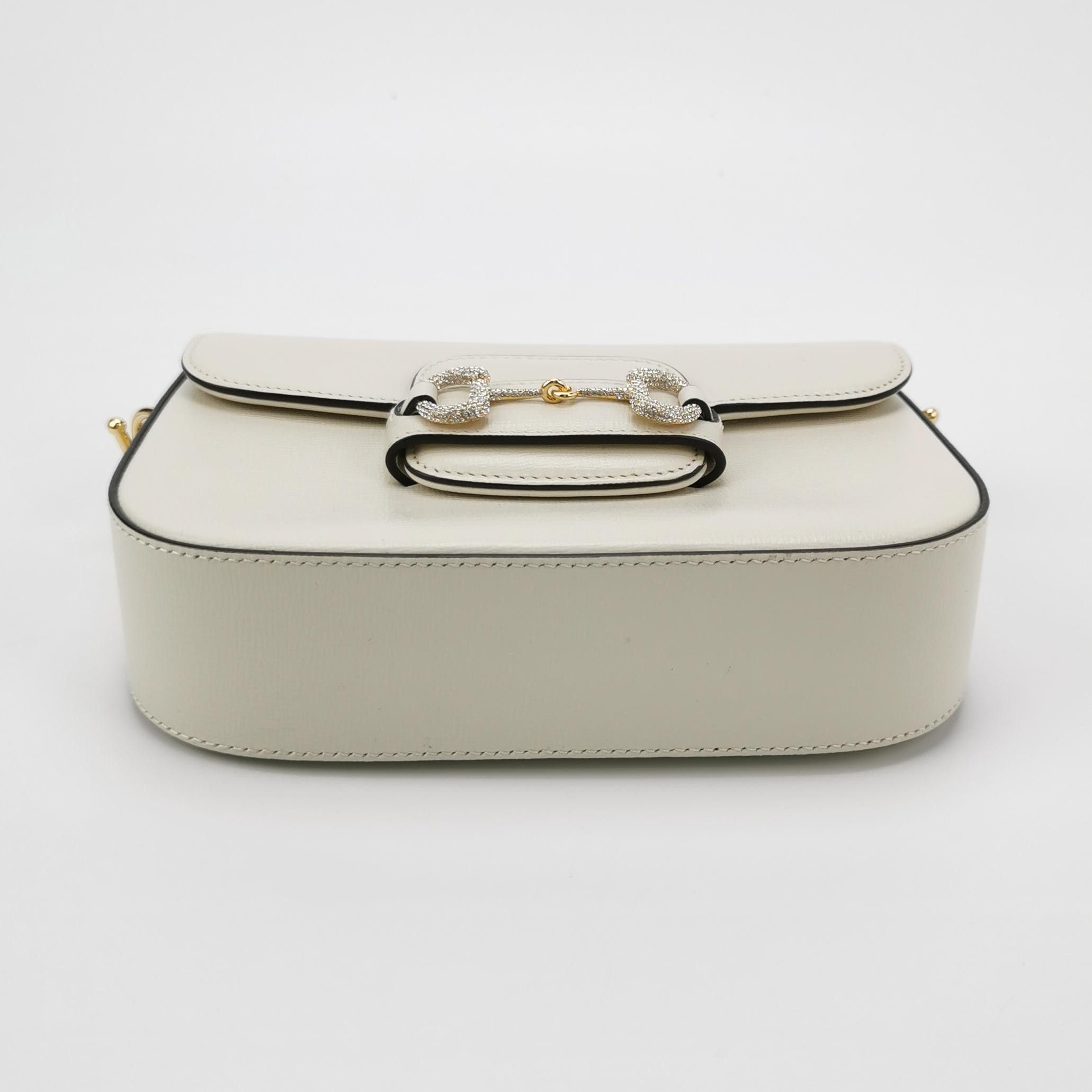 Gucci Gucci 1955 Horsebit Crystal Mini Shoulder Bag Size ONE SIZE - 6 Thumbnail