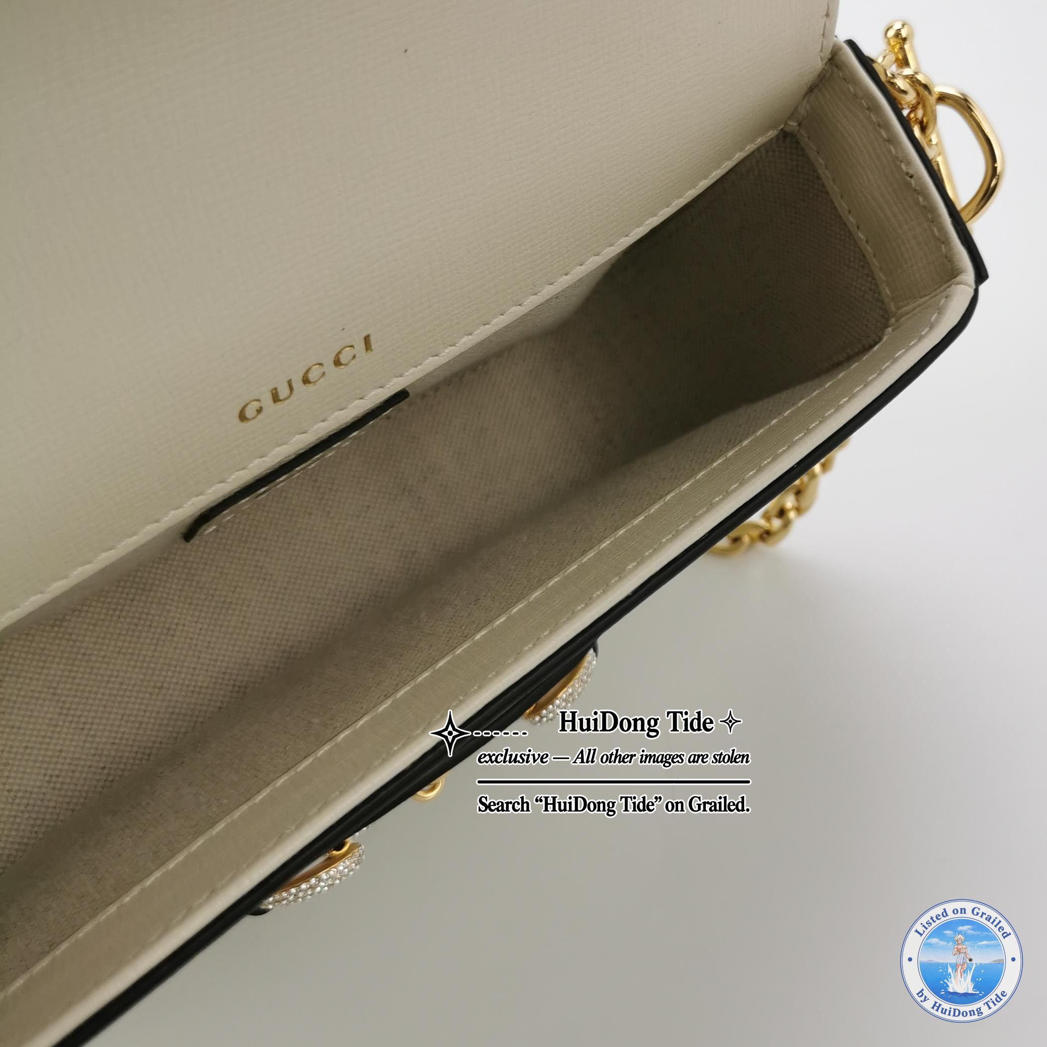 Gucci Gucci 1955 Horsebit Crystal Mini Shoulder Bag Size ONE SIZE - 7 Thumbnail