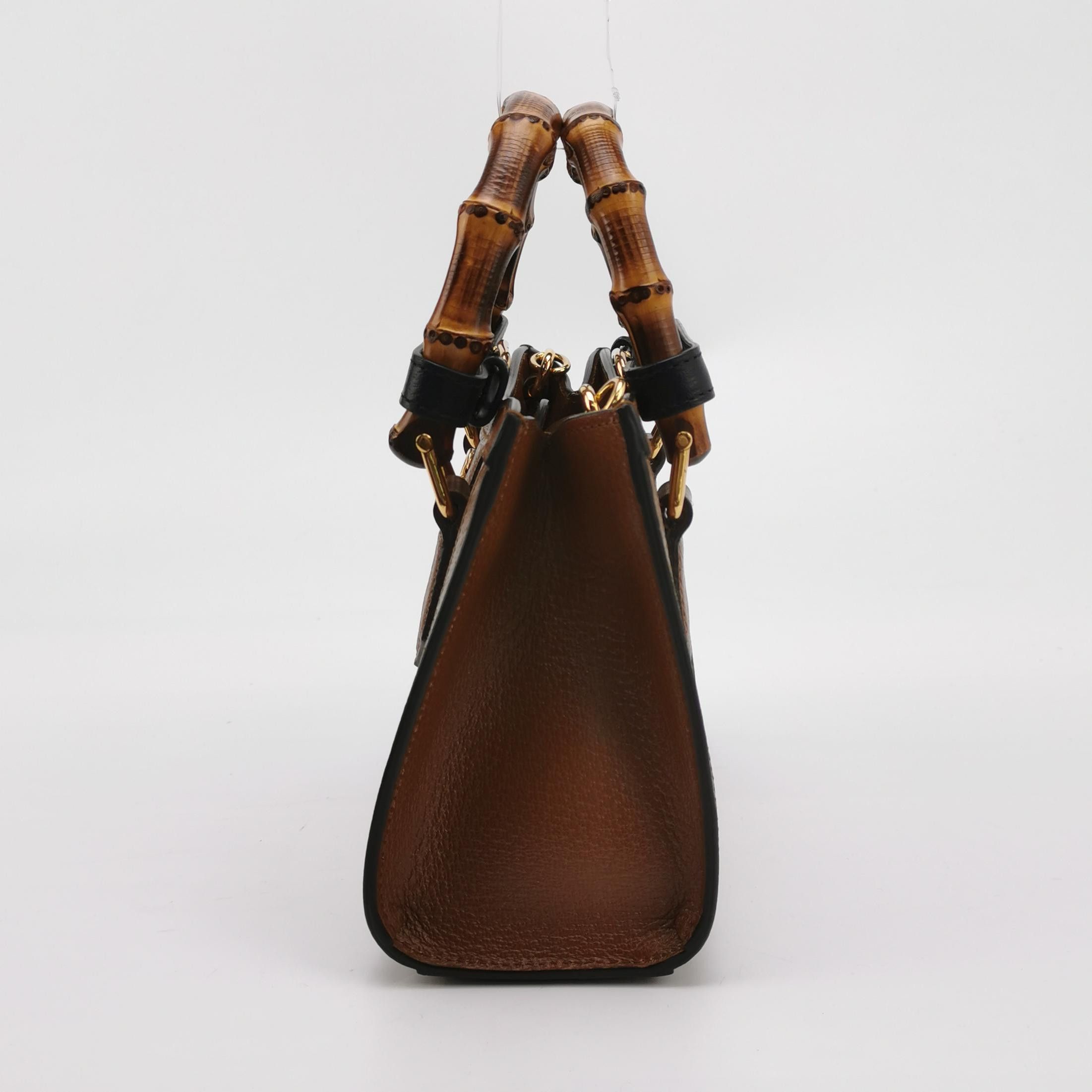 Gucci Gucci Diana Small Leather Bamboo Top Handle Bag Size ONE SIZE - 3 Thumbnail