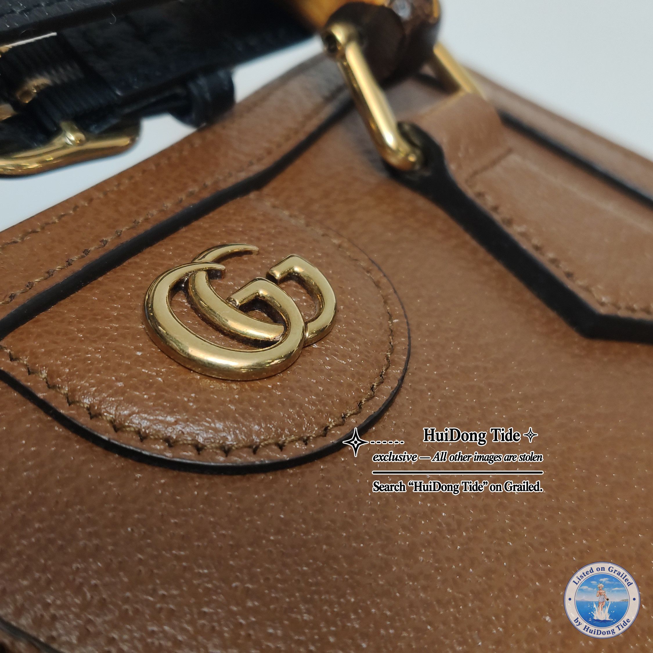Gucci Gucci Diana Small Leather Bamboo Top Handle Bag Size ONE SIZE - 12 Thumbnail