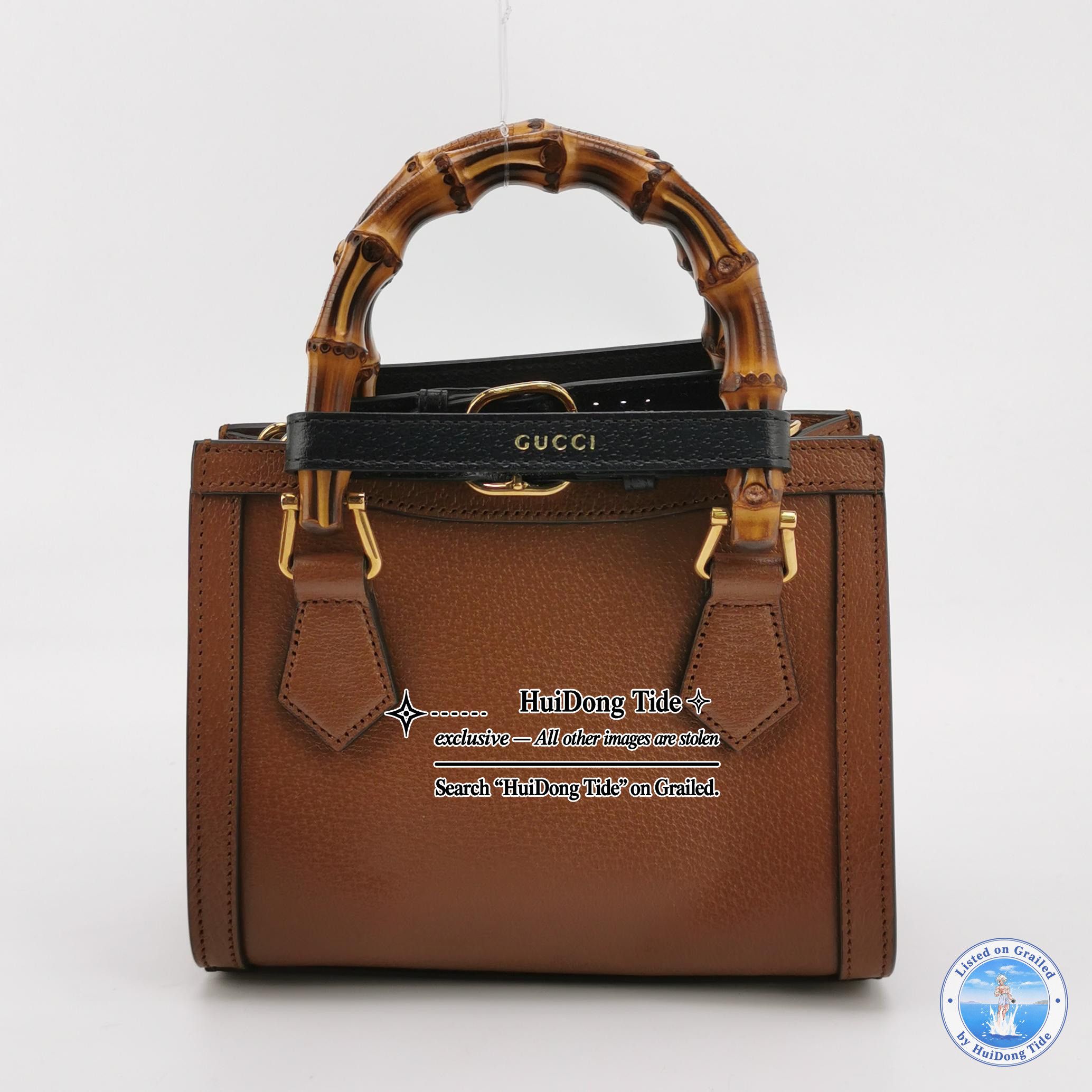Gucci Gucci Diana Small Leather Bamboo Top Handle Bag Size ONE SIZE - 5 Thumbnail