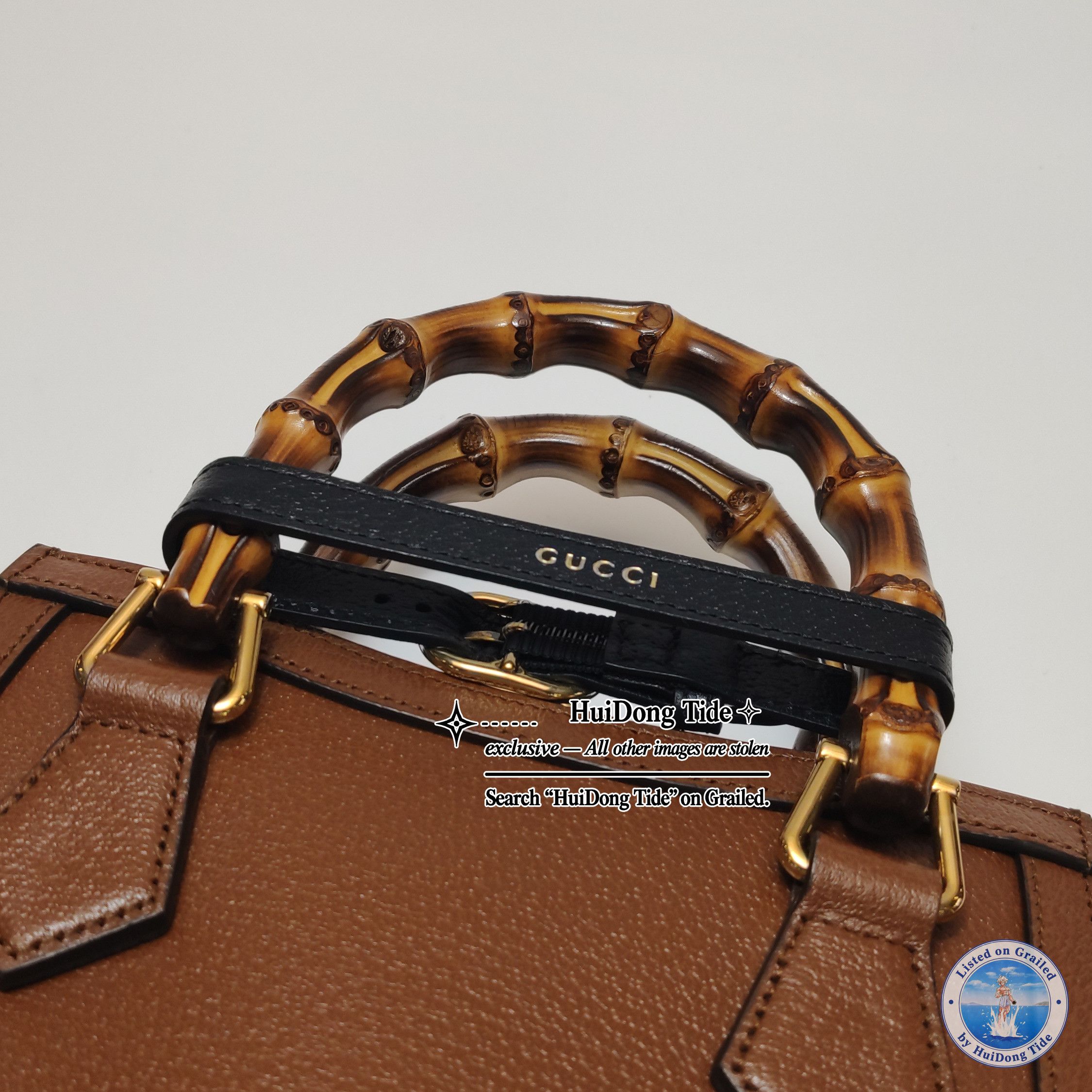 Gucci Gucci Diana Small Leather Bamboo Top Handle Bag Size ONE SIZE - 16 Thumbnail