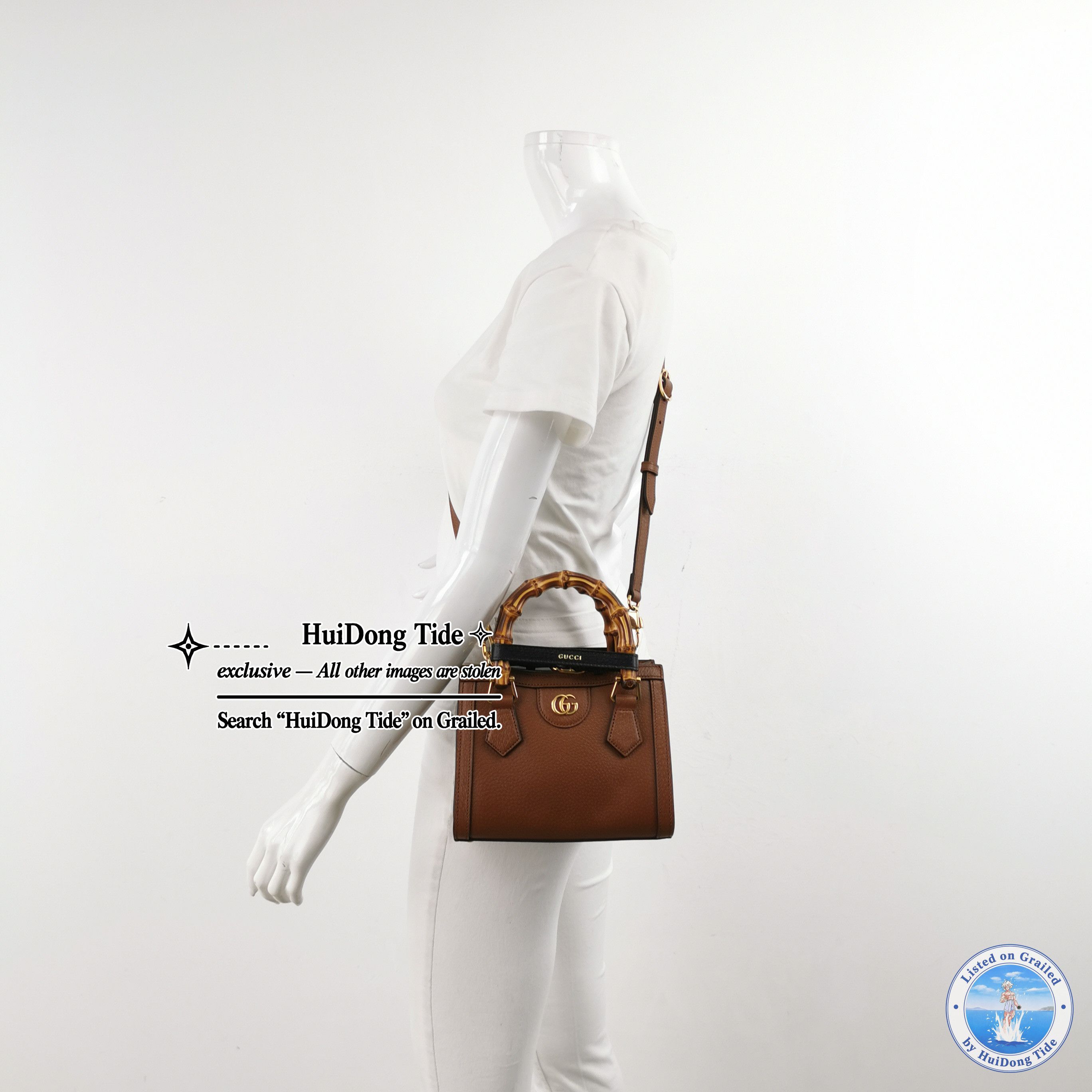 Gucci Gucci Diana Small Leather Bamboo Top Handle Bag Size ONE SIZE - 2 Thumbnail