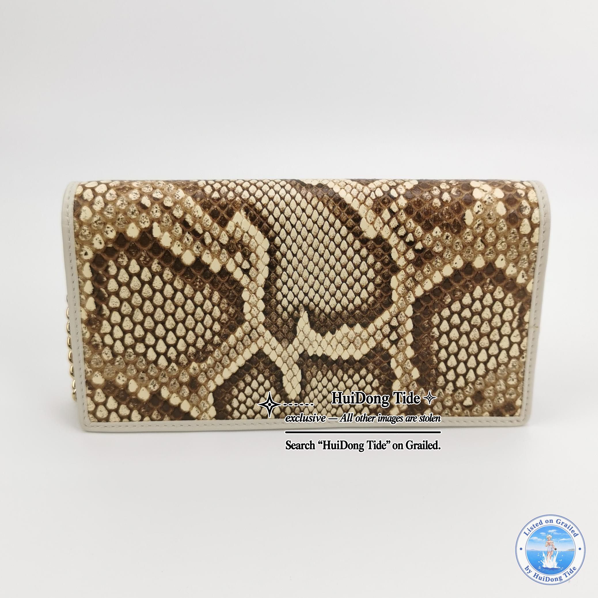 Gucci Gucci 1955 Snakeskin Horsebit Shoulder Bag Size ONE SIZE - 5 Thumbnail