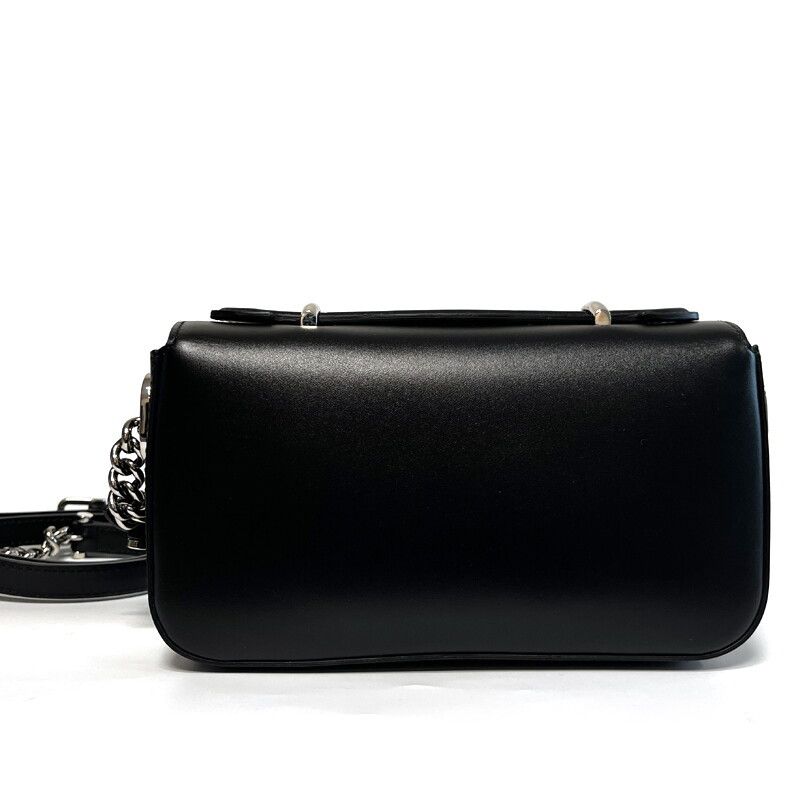 Gucci Petite GG Mini Shoulder Bag Black Leather AABSG Size ONE SIZE - 14 Thumbnail