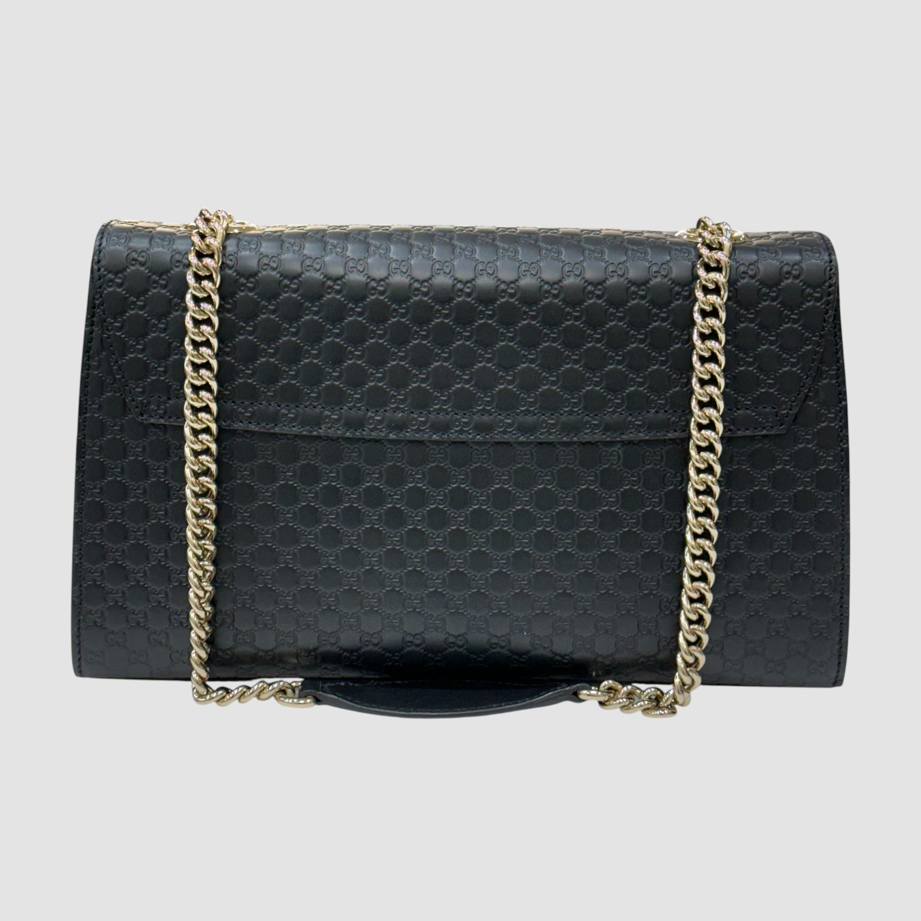 Gucci Micro GG Shima Black Shoulder Bag Size ONE SIZE - 9 Thumbnail