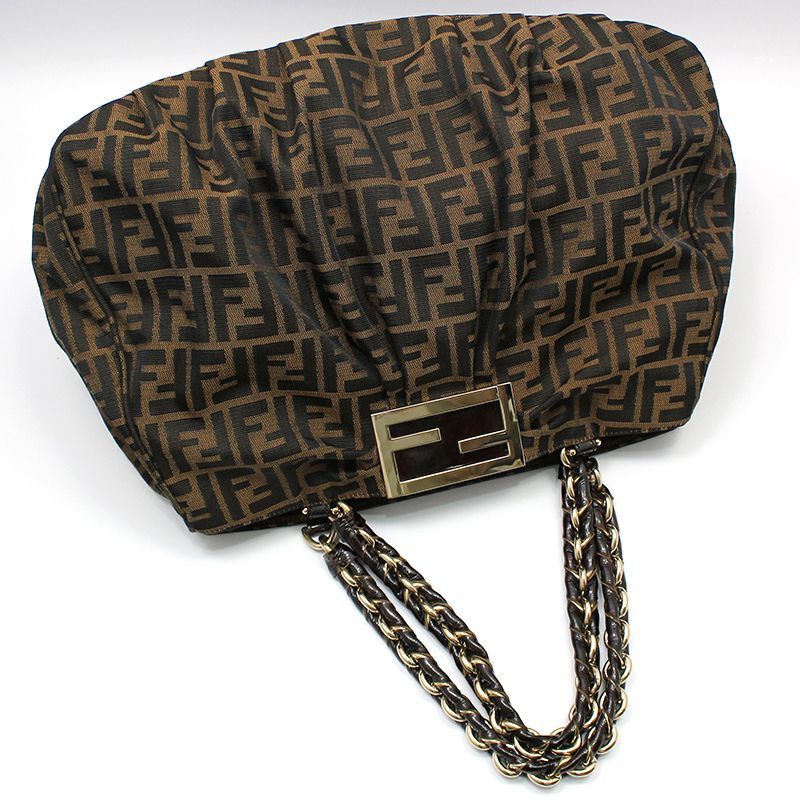 Fendi Juka Mia Large Chain Shoulder Bag Size ONE SIZE - 3 Thumbnail