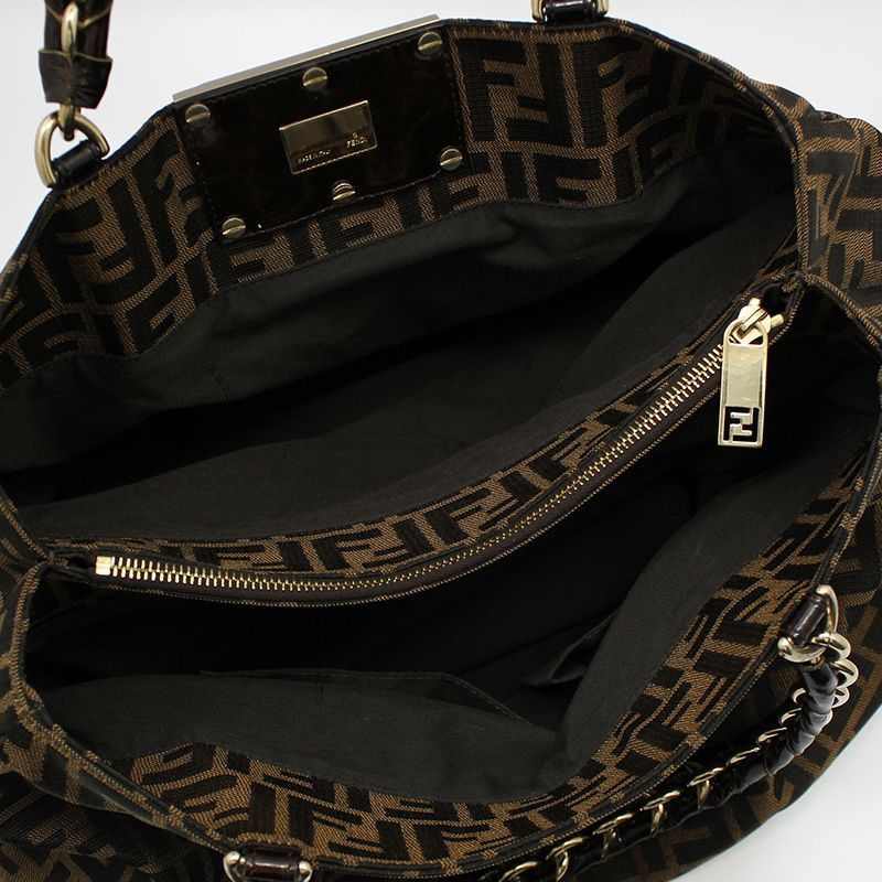 Fendi Juka Mia Large Chain Shoulder Bag Size ONE SIZE - 8 Thumbnail
