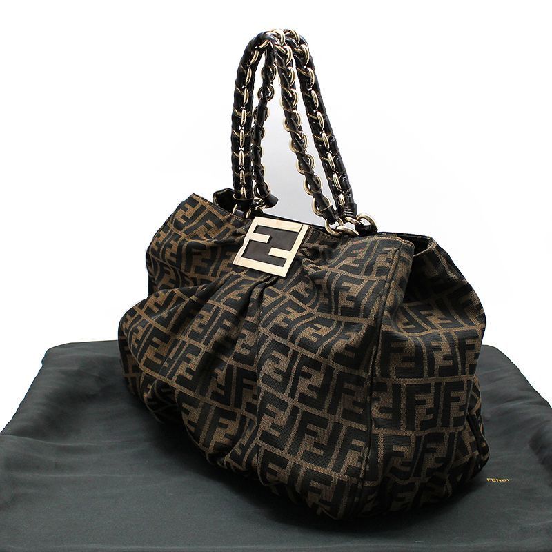 Fendi Juka Mia Large Chain Shoulder Bag Size ONE SIZE - 2 Thumbnail