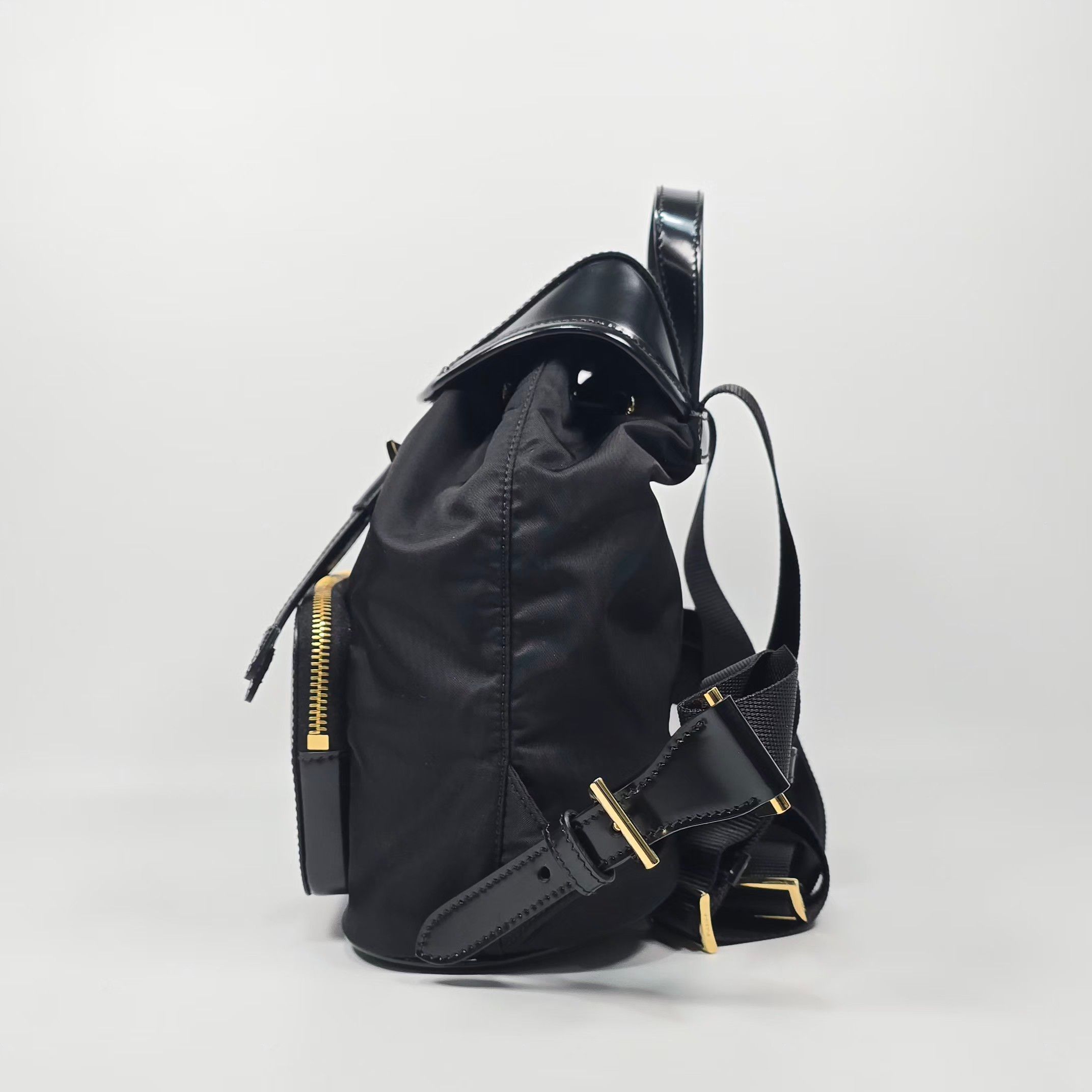 Prada Re-Nylon Brushed Leather Backpack Size ONE SIZE - 7 Thumbnail