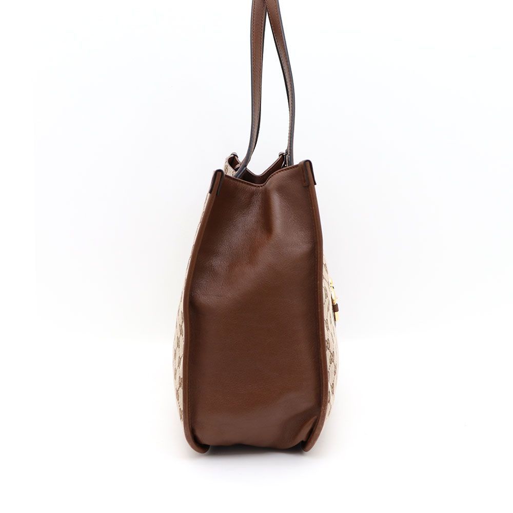 Gucci Horsebit Canvas Tote Bag and Shoulder Bag Size ONE SIZE - 4 Thumbnail