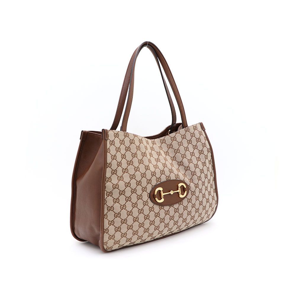 Gucci Horsebit Canvas Tote Bag and Shoulder Bag Size ONE SIZE - 2 Thumbnail