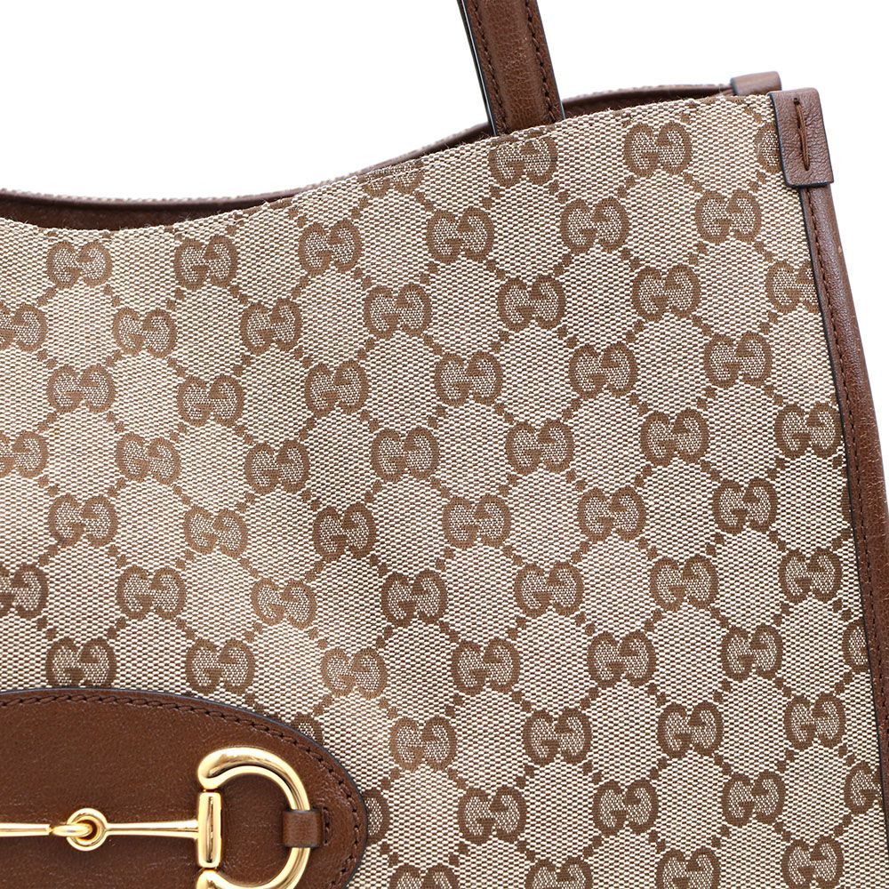 Gucci Horsebit Canvas Tote Bag and Shoulder Bag Size ONE SIZE - 5 Thumbnail