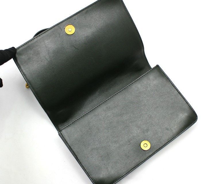 Tory Burch Green Suede Shoulder Bag Size ONE SIZE - 4 Thumbnail