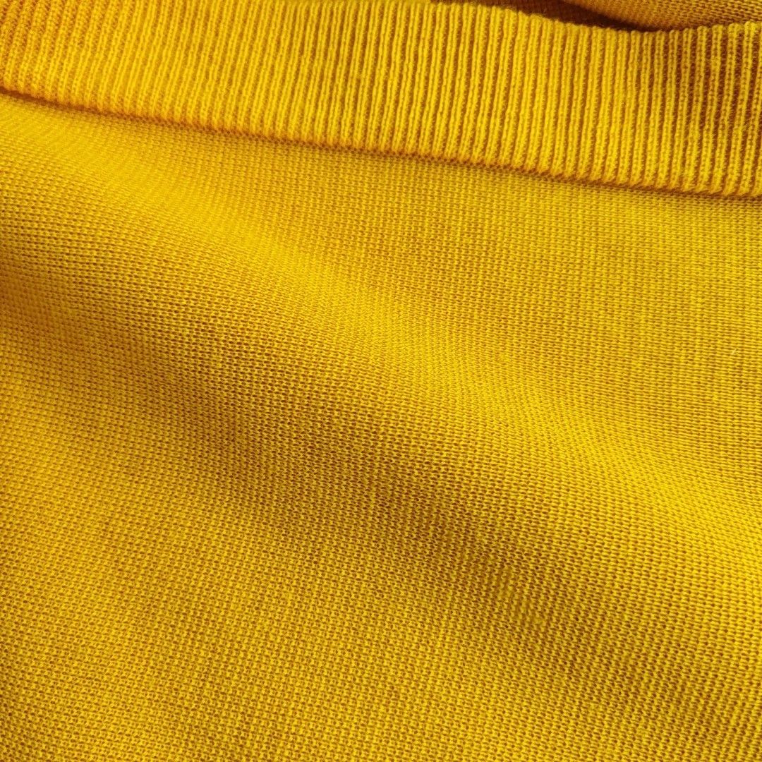 Yves Saint Laurent Yves Saint Laurent Yellow Wool Knit Dress Size M Size M / US 6-8 / IT 42-44 - 5 Thumbnail